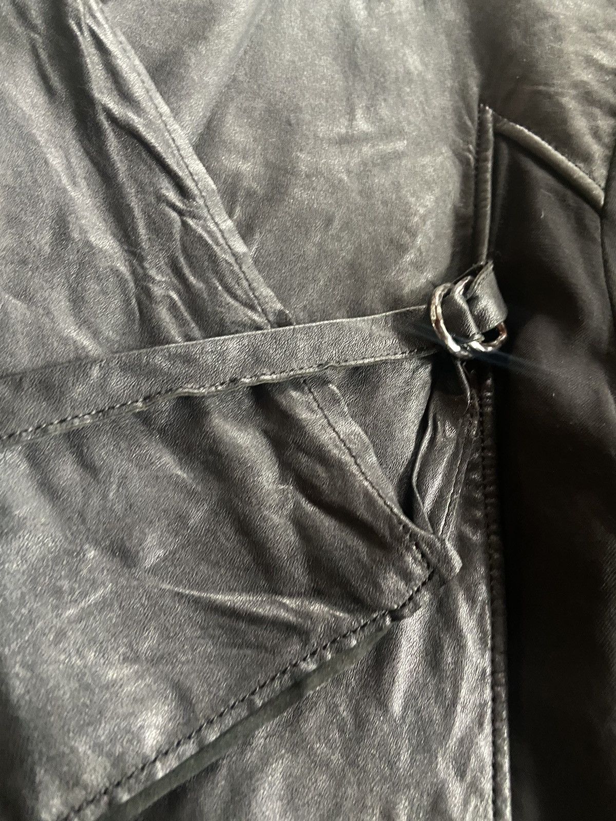 Helmut Lang Helmut Lang FW11 layered leather blazer Size US XS / EU 42 / 0 - 6 Thumbnail