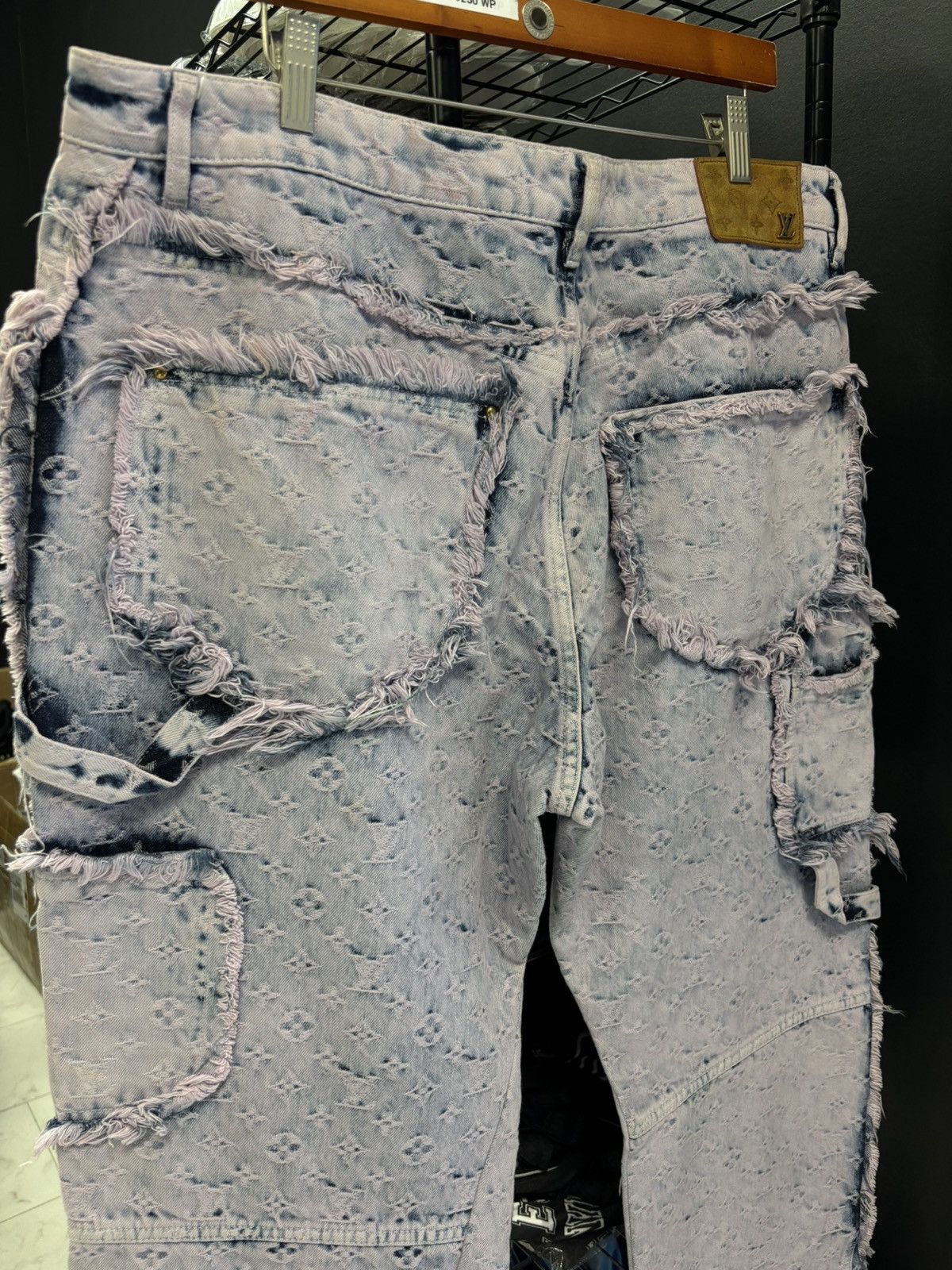Louis Vuitton Louis Vuitton SS23 Virgil Abloh Carpenter Denim fringe Size US 38 / EU 54 - 4 Thumbnail