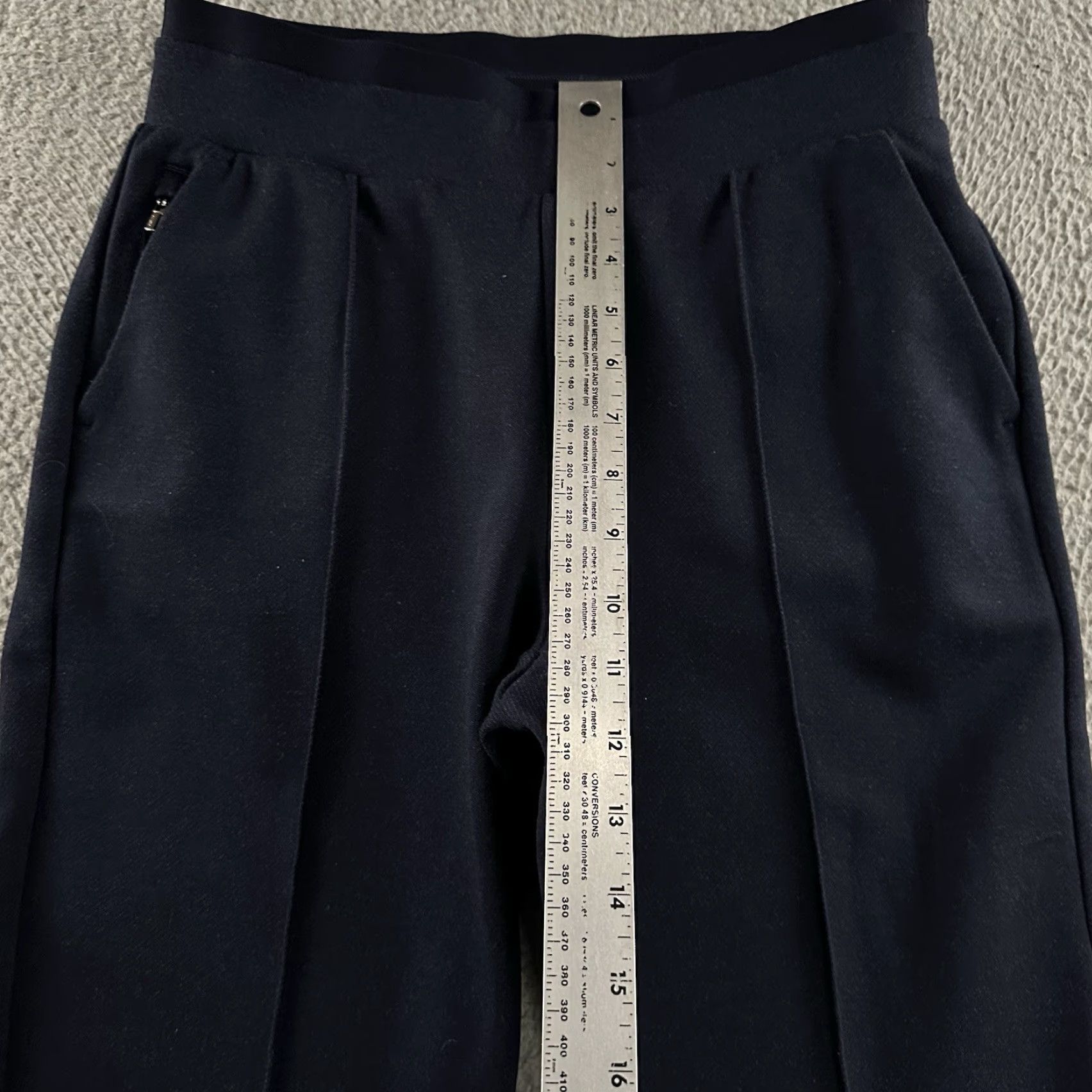 Athleta Athleta Womens Pants Blue XS Venice Pintuck High Rise Pull On Rayon Nylon Blend Size 26" / US 2 / IT 38 - 7 Thumbnail