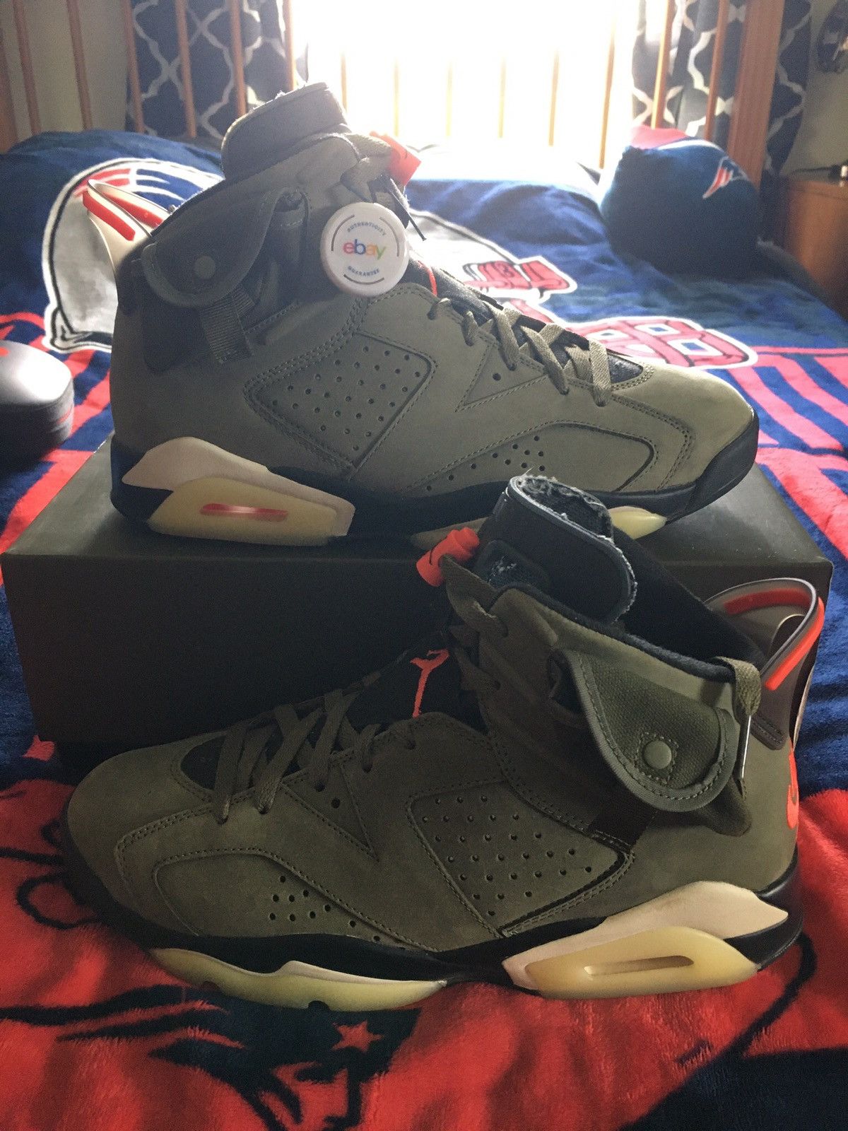 Pre-owned Jordan Travis Scott Air Jordan 6 Retro Travis Scott Shoes In Green