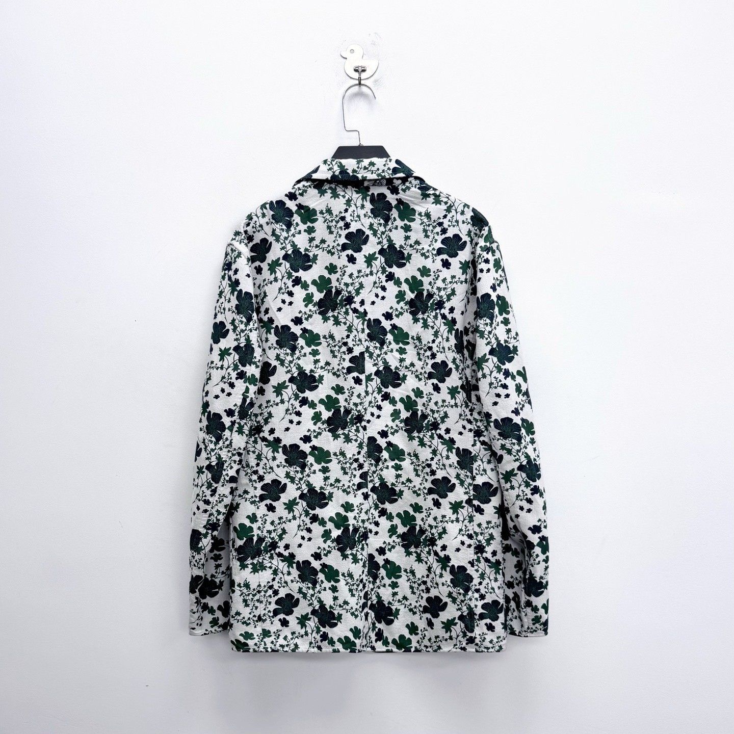 Hermes Hermes Runway Bohemian Lily Silk-Cotton Blazer Size US M / EU 48-50 / 2 - 2 Thumbnail