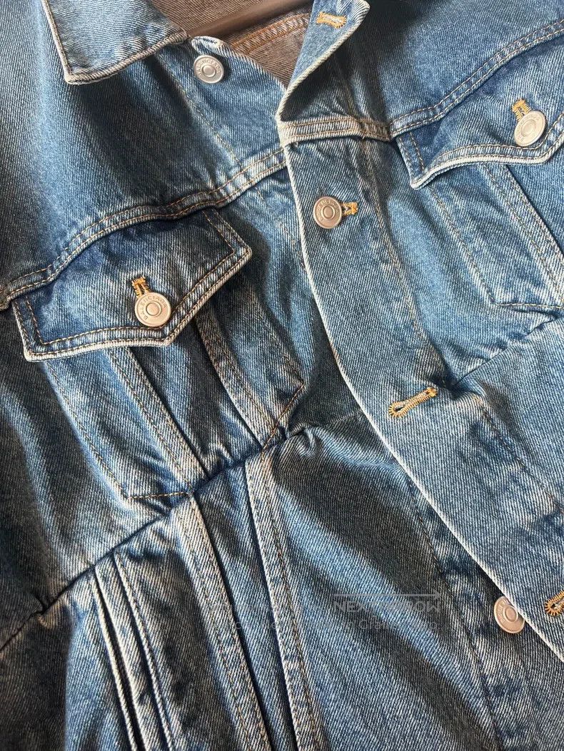 Balenciaga Balenciaga Denim Jacket Size US XXS / EU 40 - 7 Thumbnail