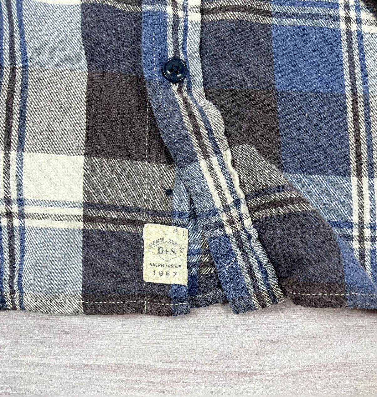 Denim & Supply Ralph Lauren Ralph Lauren Denim Supply Flannel Plaid Button Shirt Size US L / EU 52-54 / 3 - 7 Thumbnail