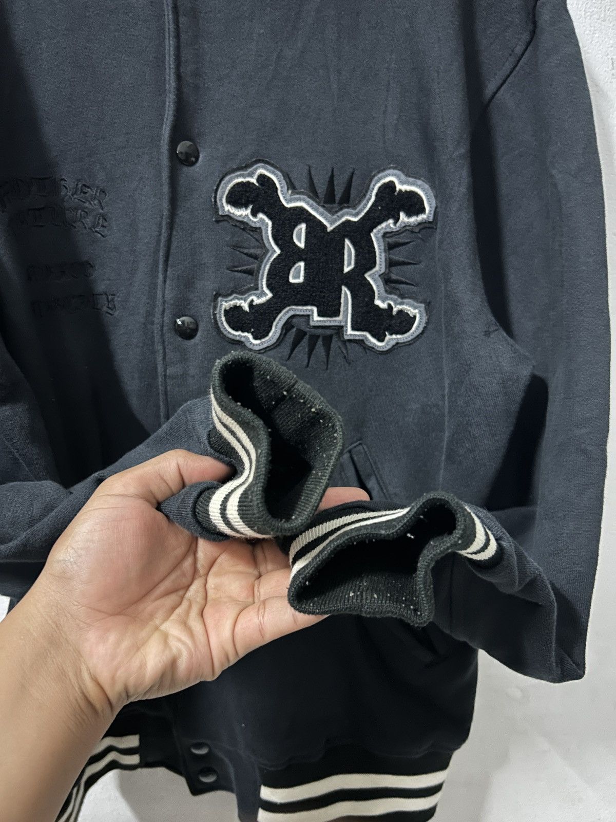 Number (N)ine Rare Number nine jacket varsity embroidery Size US L / EU 52-54 / 3 - 4 Thumbnail