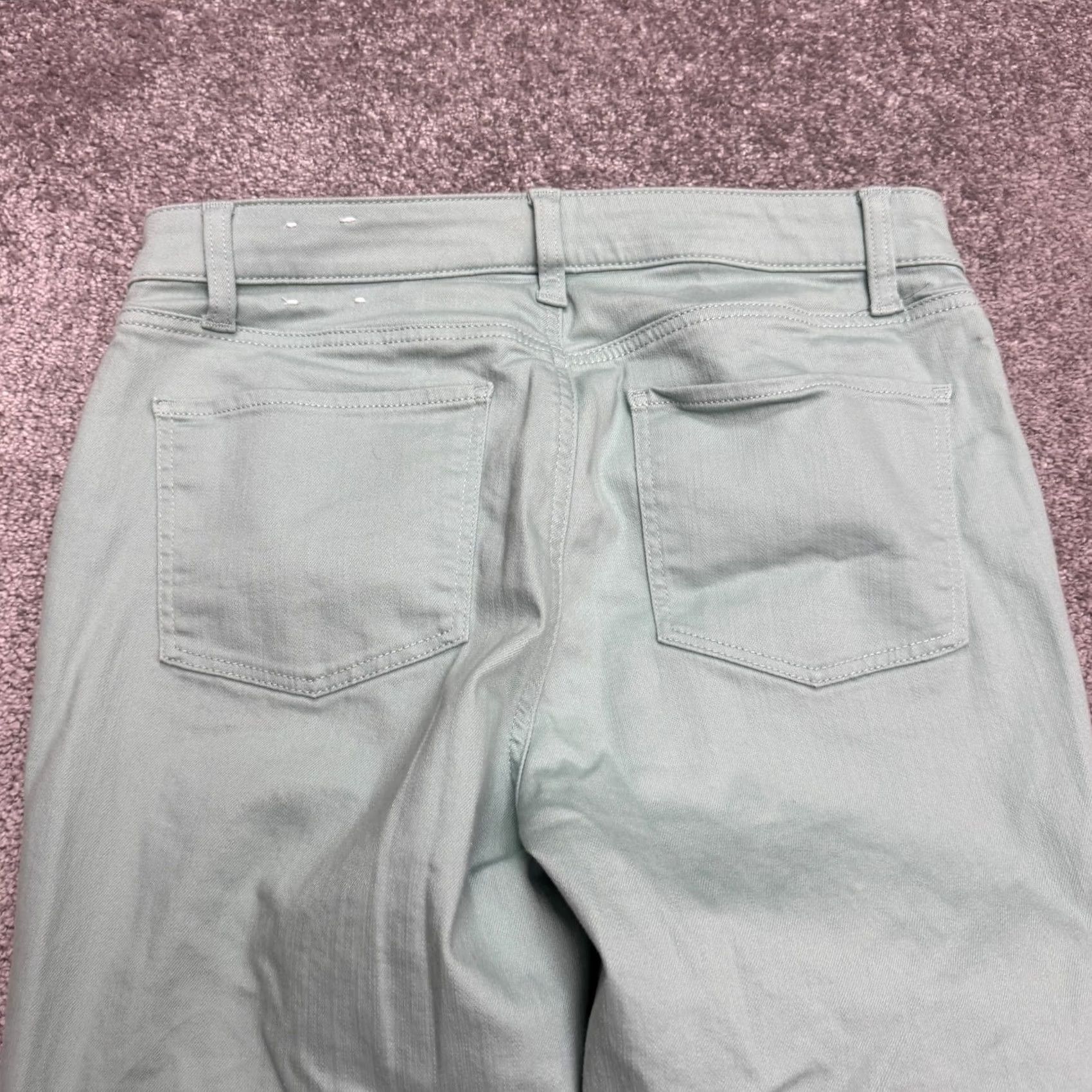 Talbots Talbots Slim Fit Ankle Denim Jeans Womens 6 Mint Green High Rise Stretch 30x25 Color Green 5-Pocket Style Ankle Brand Talbots Womens Size 6 Jeans Size 28" / US 6 / IT 42 - 5 Thumbnail