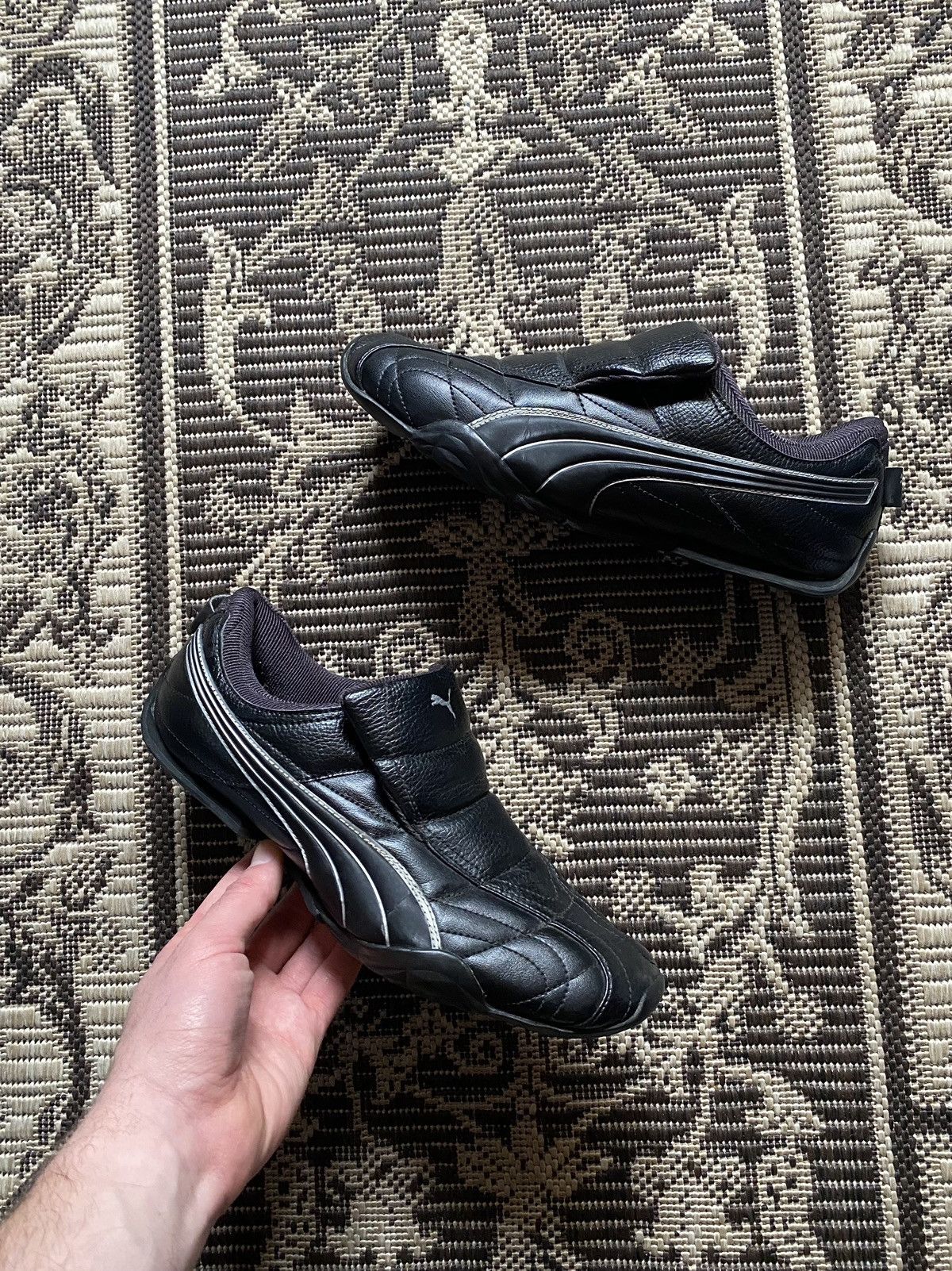 Japanese Brand × Puma × Vintage Vintage Puma Akai Y2K Black