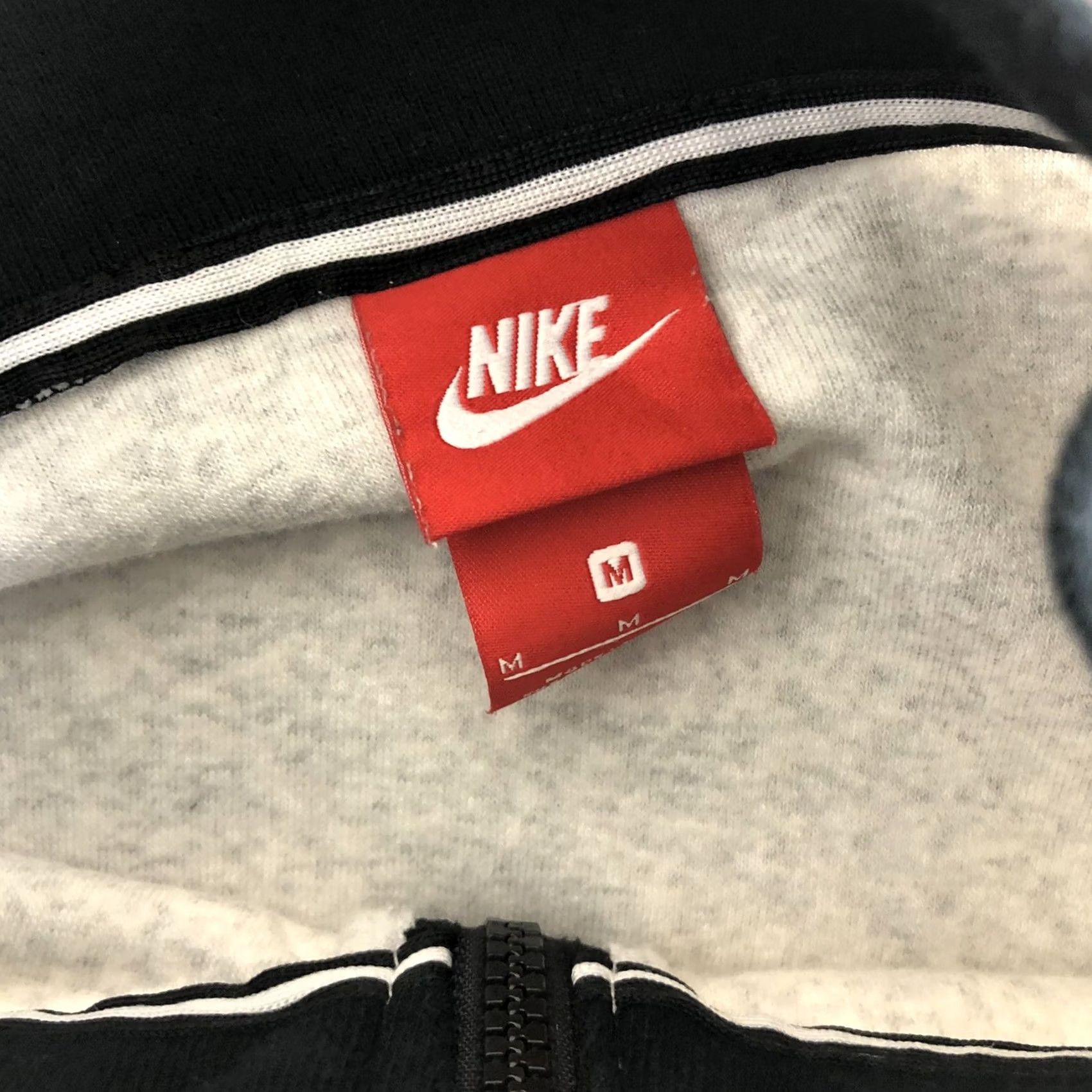 Nike Nike Classic Embroidered Swoosh Full Zip Gray SZ M Fleece Jacket Sweatshirt Y2K Womens Regular Jacket Size M / US 6-8 / IT 42-44 - 6 Thumbnail