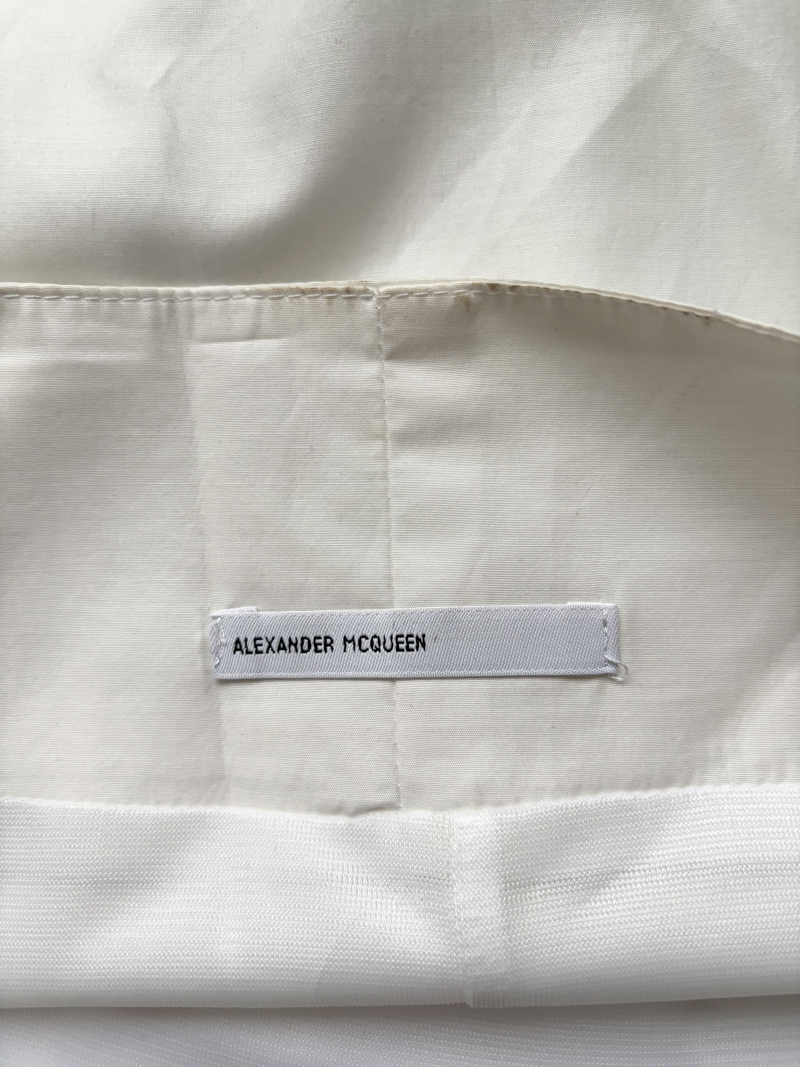 Alexander McQueen ⚡️QUICK SALE⚡️1995-96 Alexander McQueen White Skirt Size 28" / US 6 / IT 42 - 3 Thumbnail