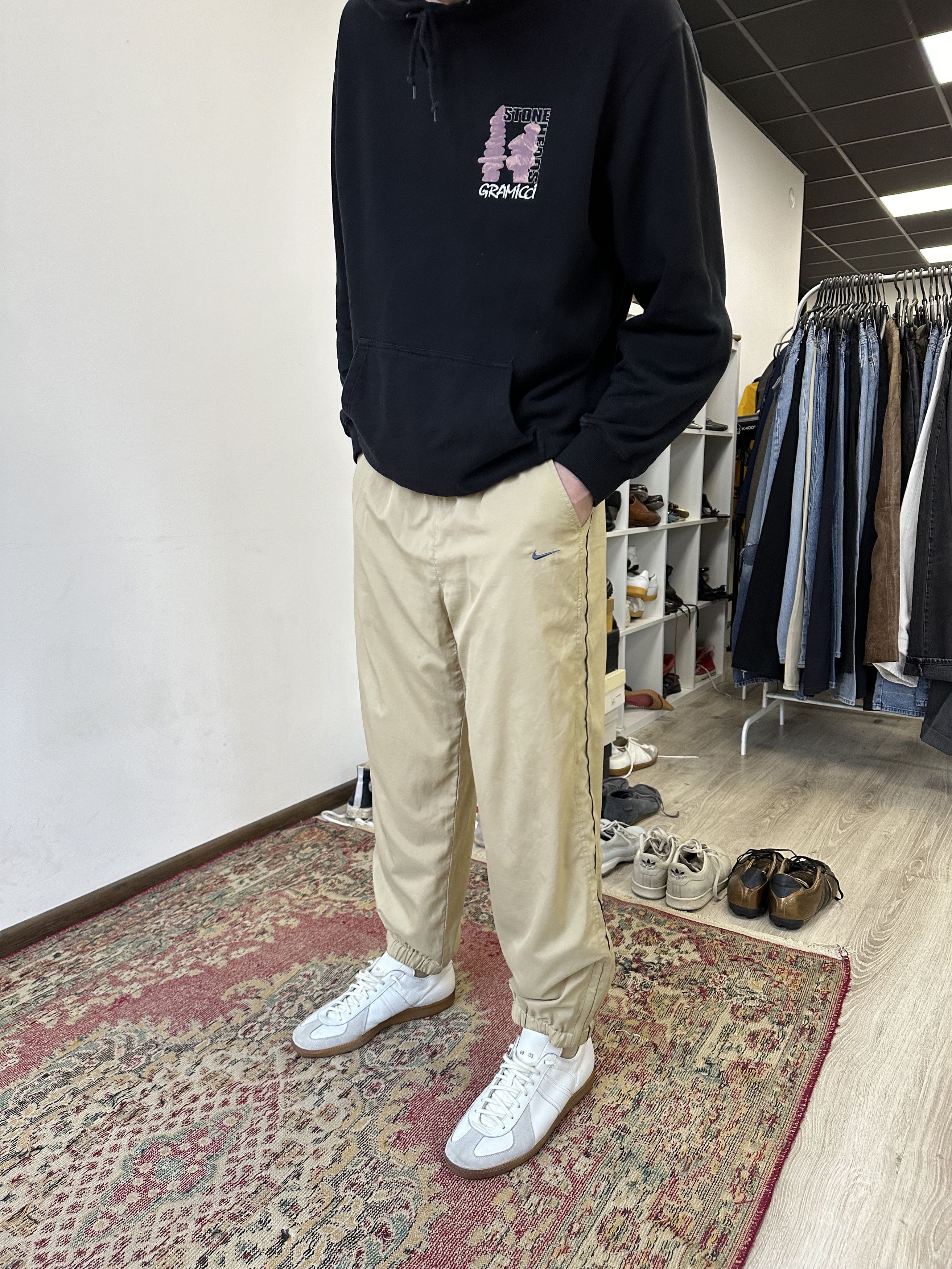 Nike × Vintage Nike y2k Vintage Nylon Track Pants 5621AC Size US 32 / EU 48 - 1 Thumbnail