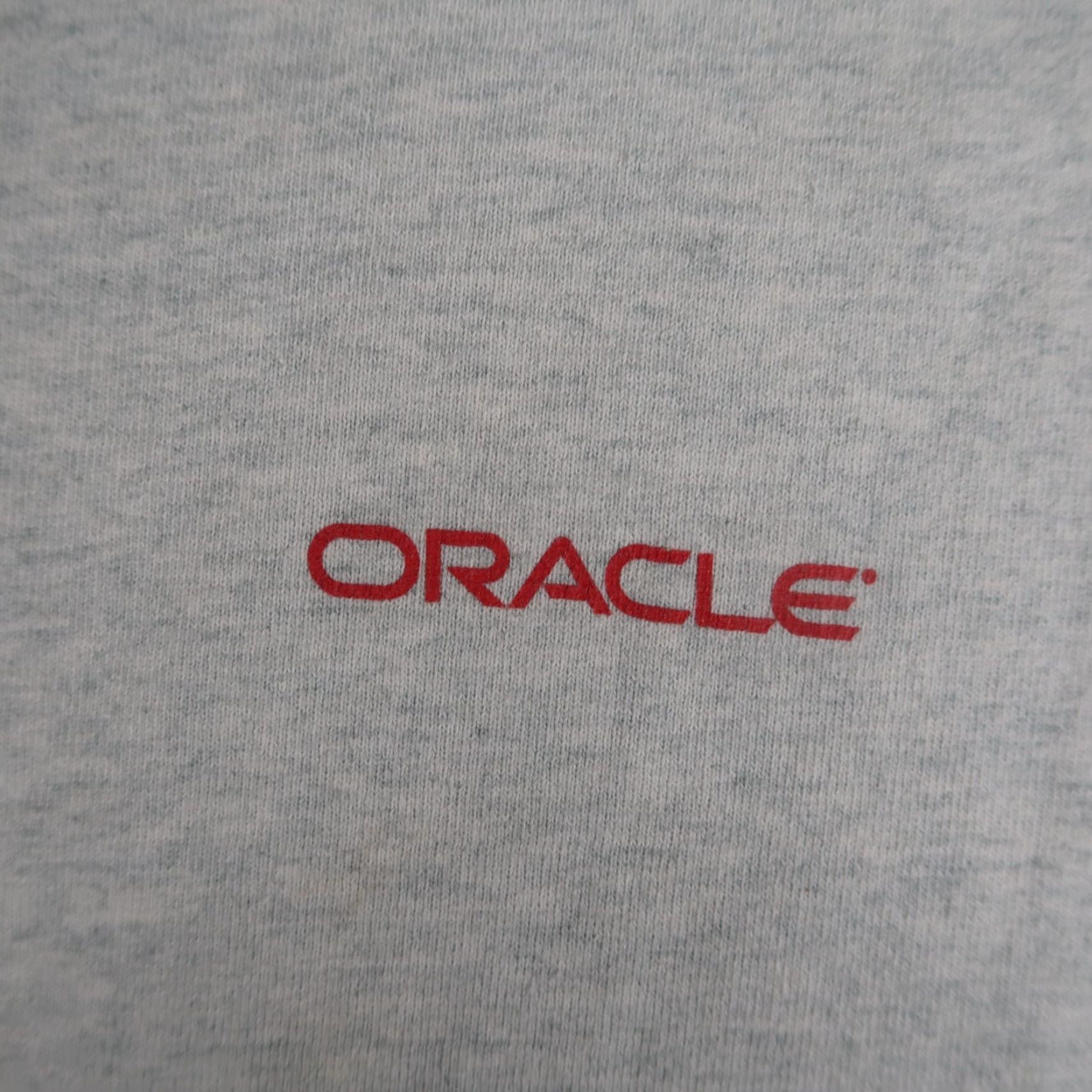 Fruit Of The Loom VINTAGE Fruit of the Loom 90s Oracle Server Tech Sweatshirt Crewneck XL Gray Heavyweight Graphic Print Mens Size US XL / EU 56 / 4 - 4 Thumbnail