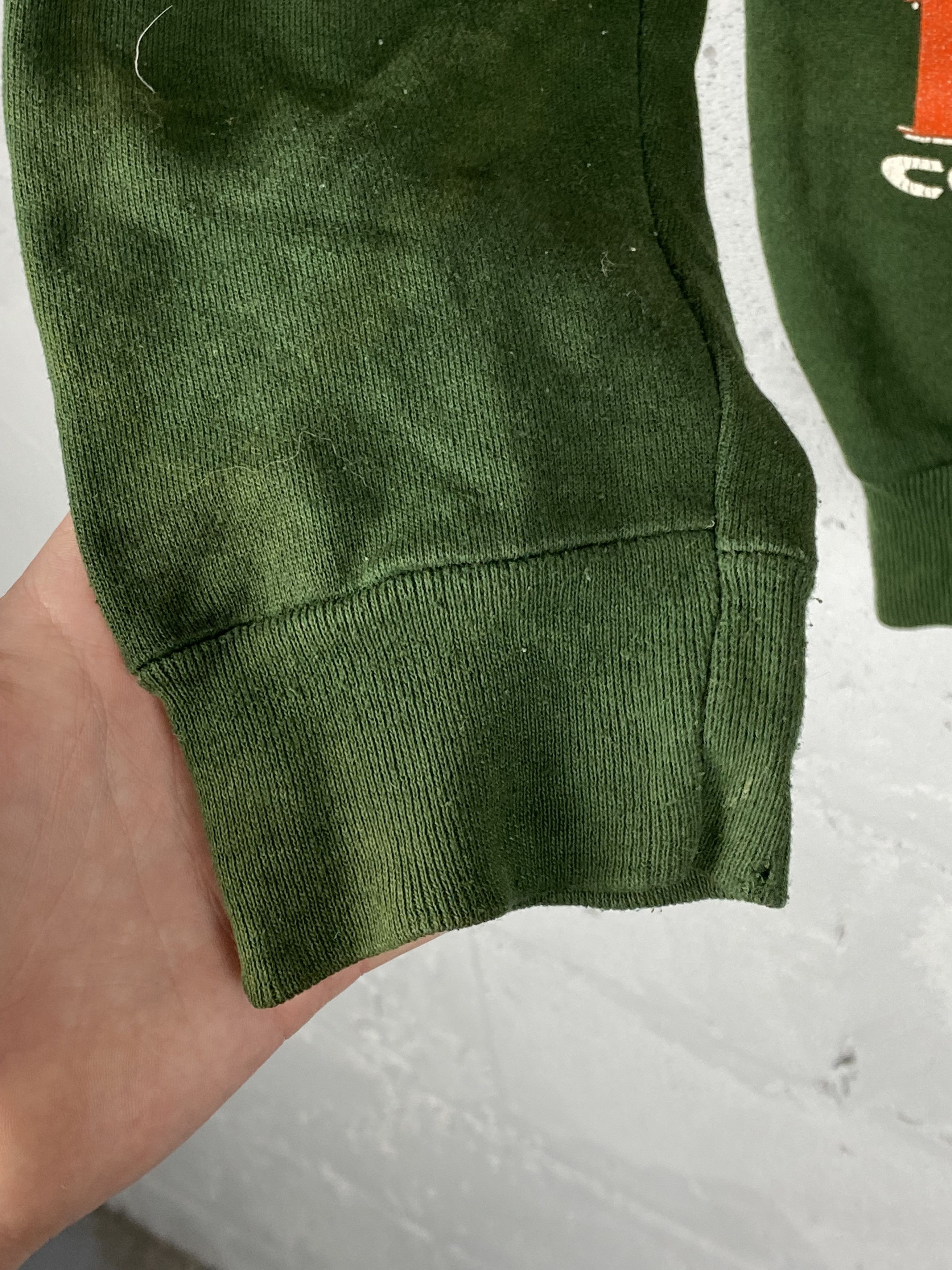 NHL × Vintage Vintage 90s Miami Hurricanes Essential College Sweatshirt Size US M / EU 48-50 / 2 - 7 Thumbnail