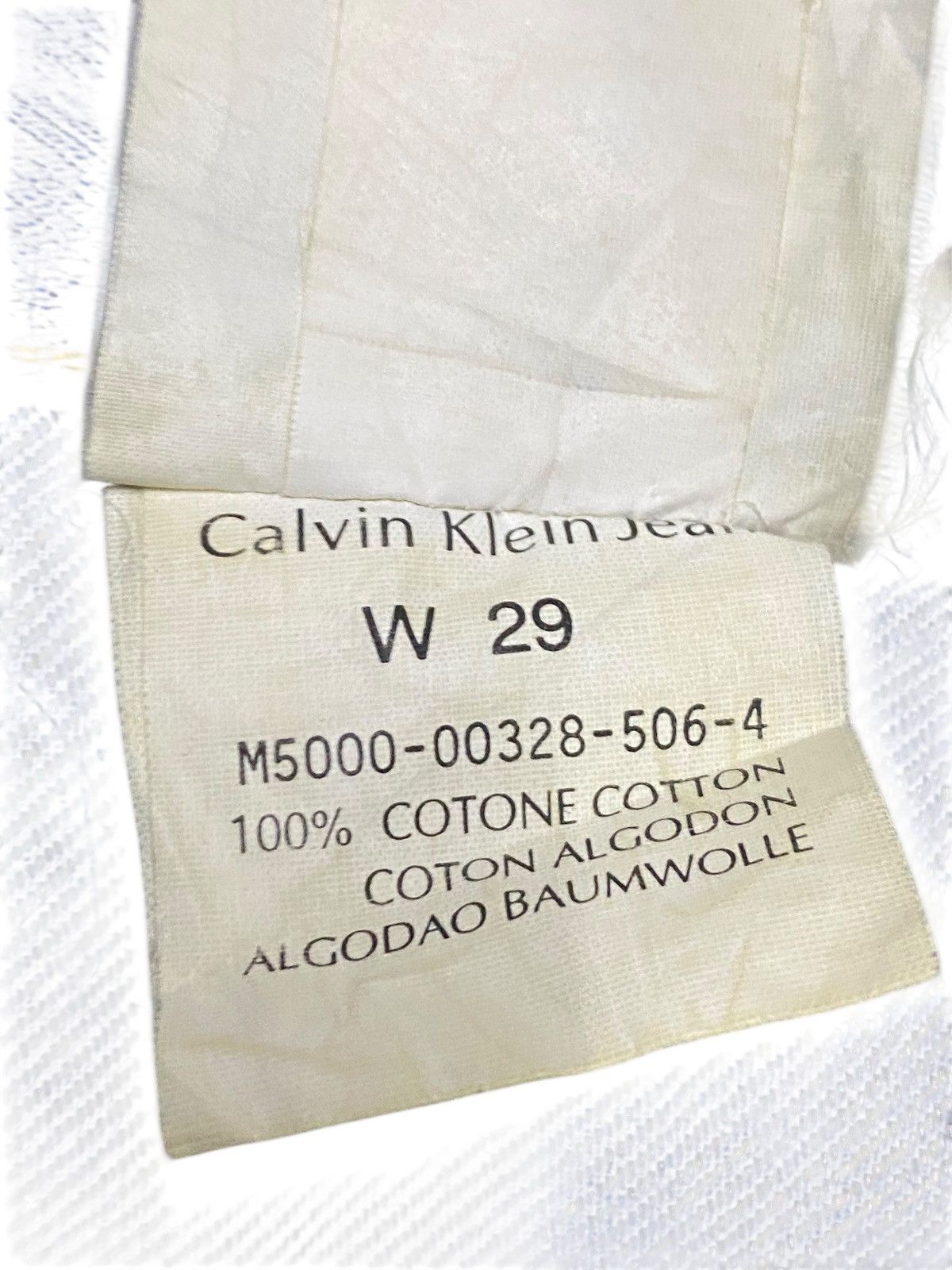 Calvin Klein 205W39NYC Vintage Calvin Klein Mud Wash Distressed Loose Jeans Size US 30 / EU 46 - 14 Thumbnail