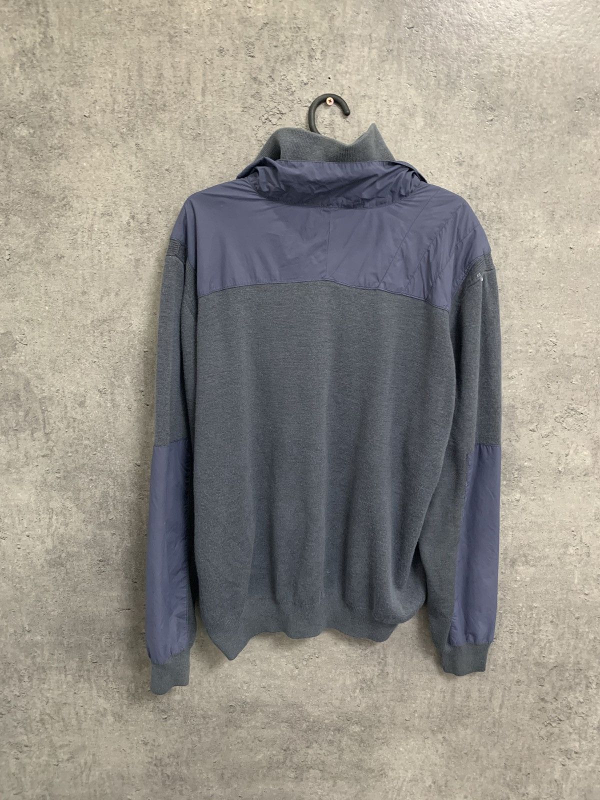 Prada Archive Vintage Prada Black Tab Nylon Zip Sweater Size US L / EU 52-54 / 3 - 10 Thumbnail