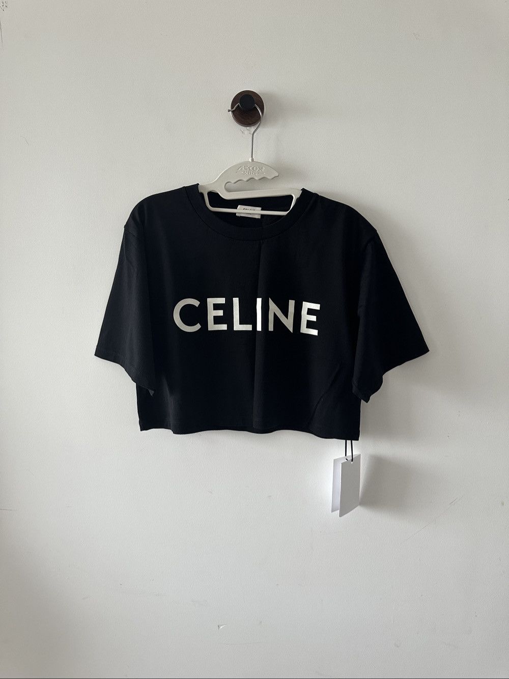 Celine Celine Logo Crop Top Size XS Size XS / US 0-2 / IT 36-38 - 1 Thumbnail
