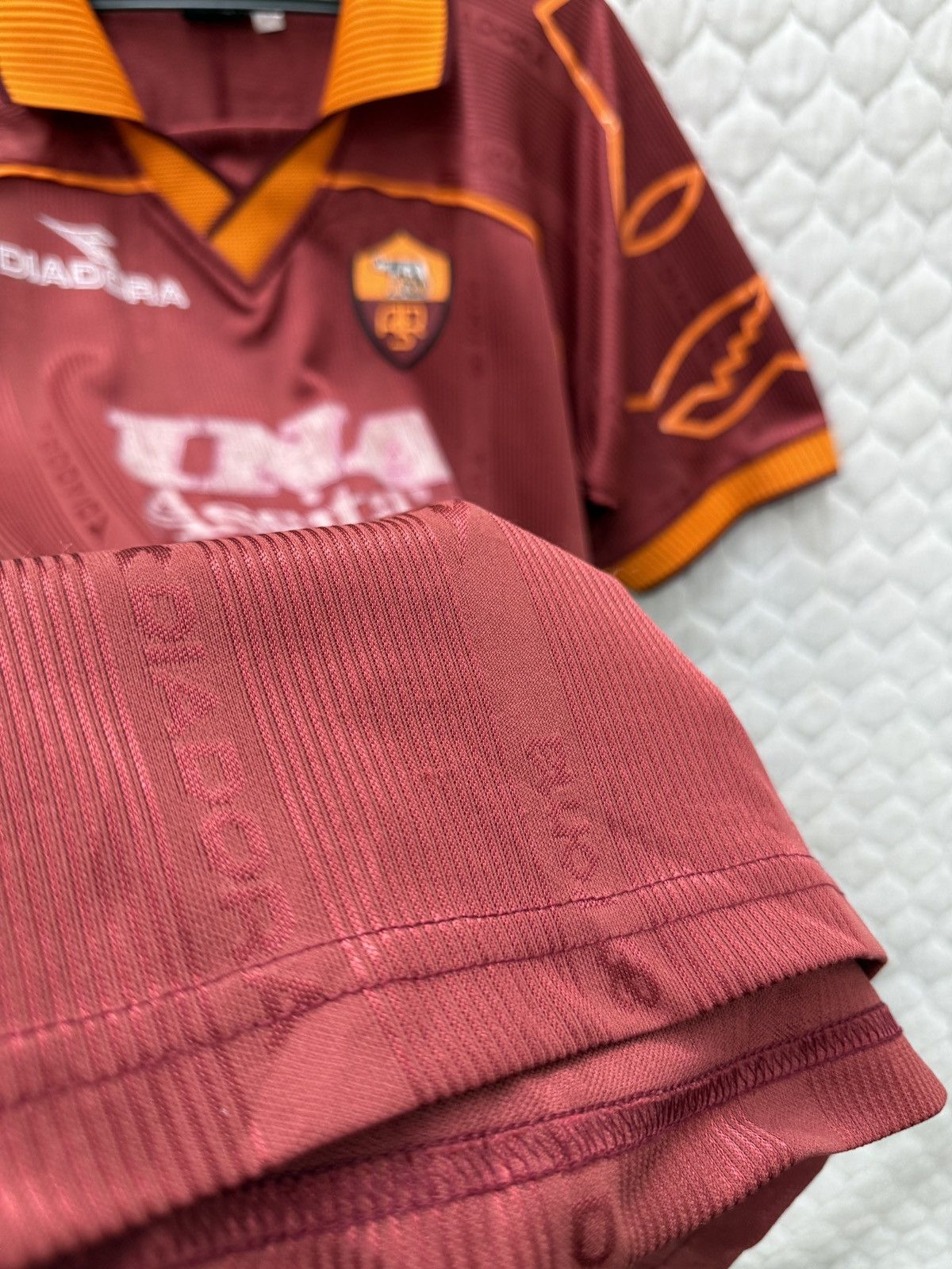 Diadora 🔥🔥🔥ARCHIVE VINTAGE AS ROMA DIADORA NAKATA JERSEY Size US L / EU 52-54 / 3 - 14 Thumbnail