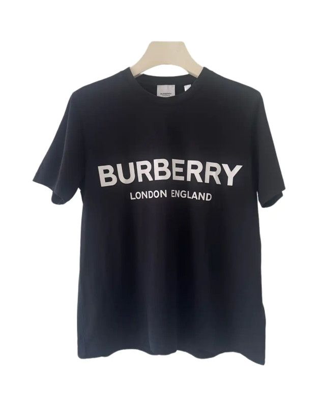 Burberry Burberry Black Logo Print T-Shirt for Women Size M / US 6-8 / IT 42-44 - 1 Thumbnail