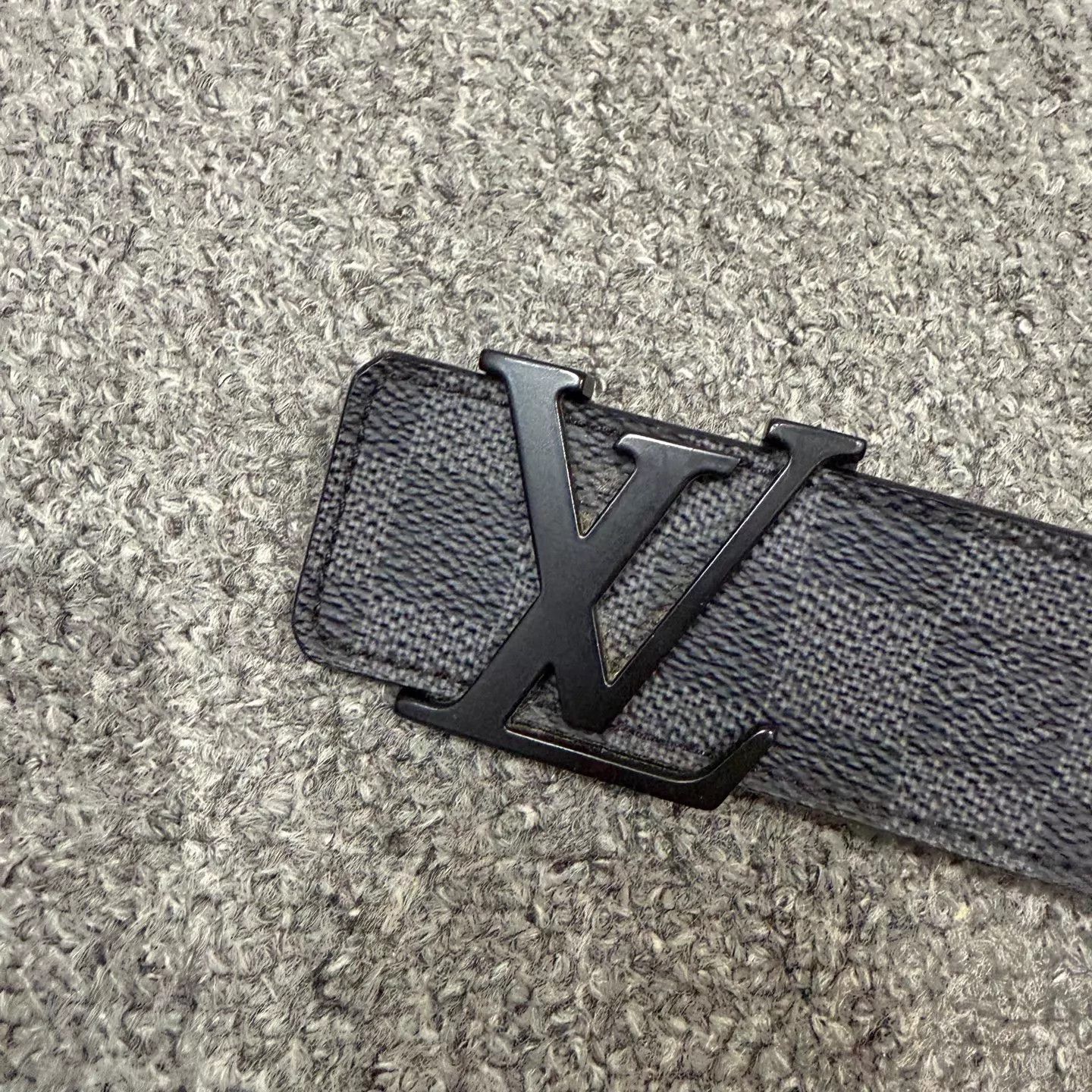 Louis Vuitton LV Black Damier Belt 95cm 95 New Size ONE SIZE - 2 Thumbnail