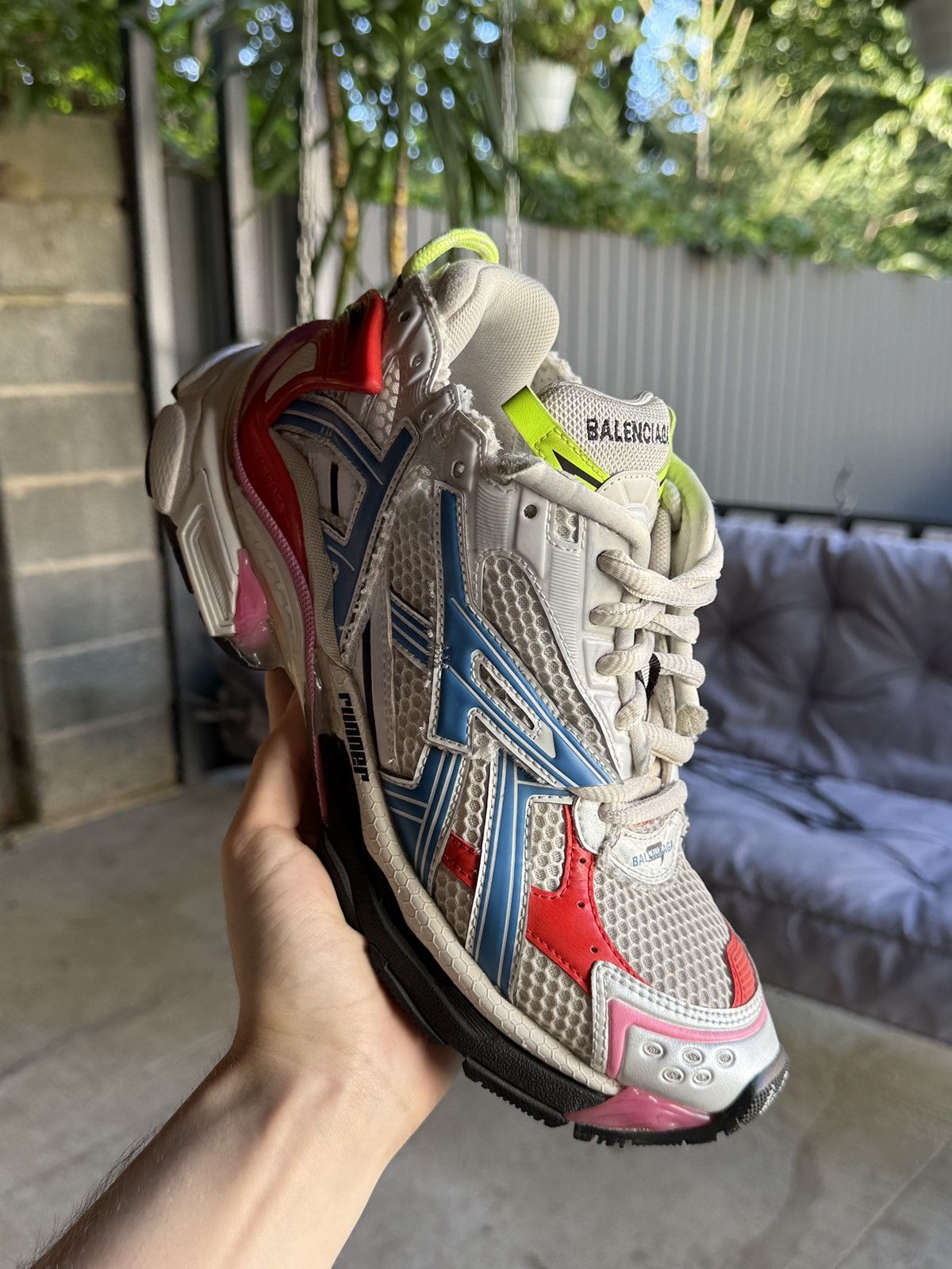 Balenciaga Balenciaga Runner Multicolour Size US 7 / EU 40 - 3 Thumbnail