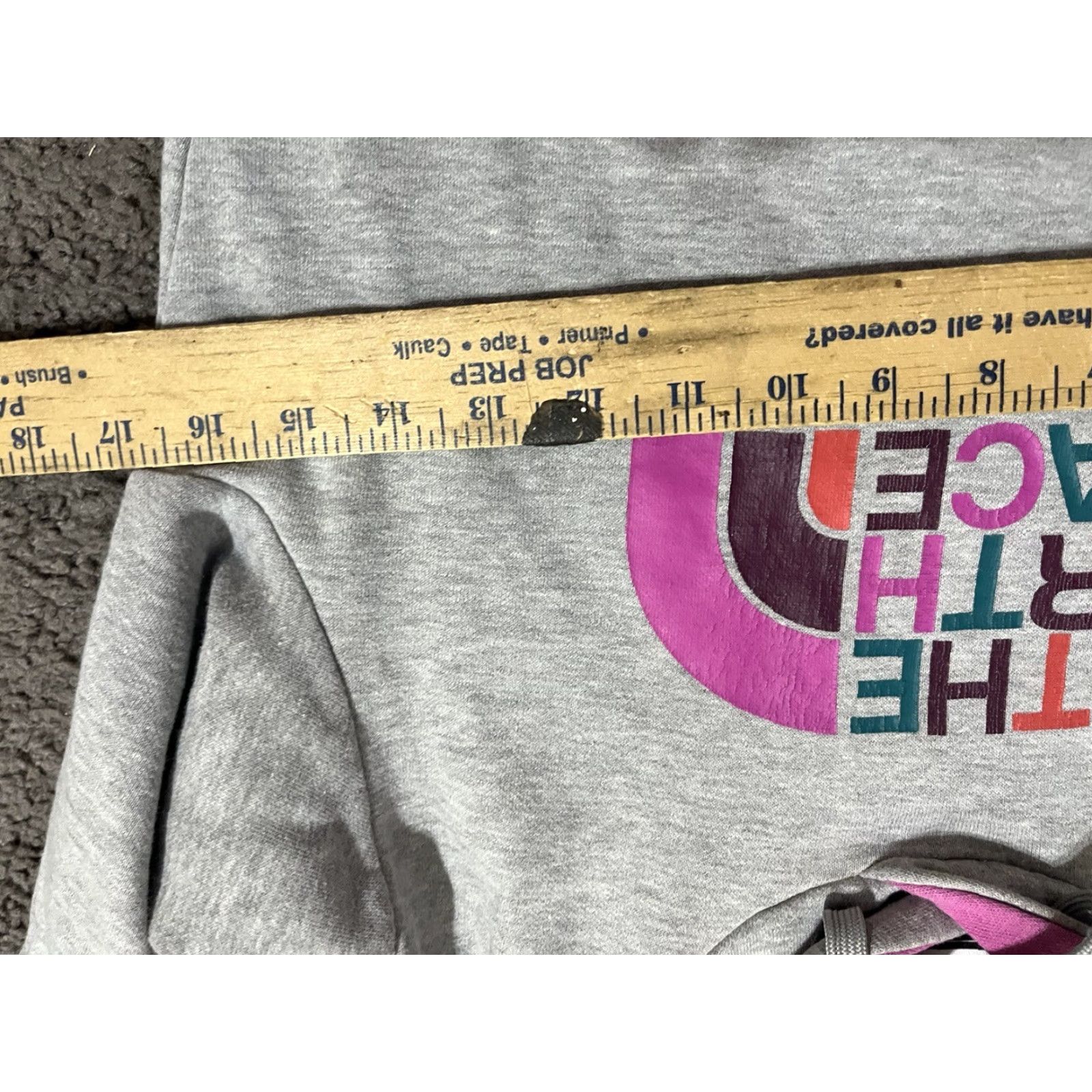 The North Face The North Face Hoodie Women's XS Gray Graphic Big Logo Women's Size XS / US 0-2 / IT 36-38 - 3 Thumbnail