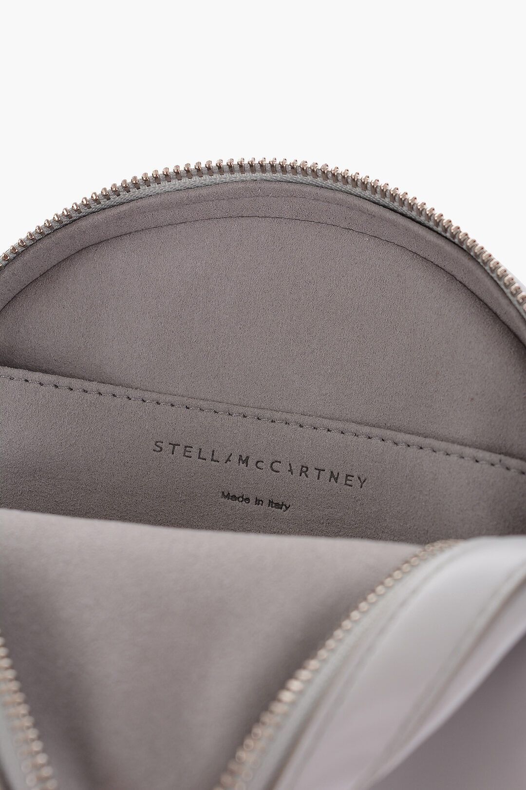 Stella McCartney og1mm0824 Size: OS / Faux Leather Pouch in Light Grey Size ONE SIZE - 4 Thumbnail