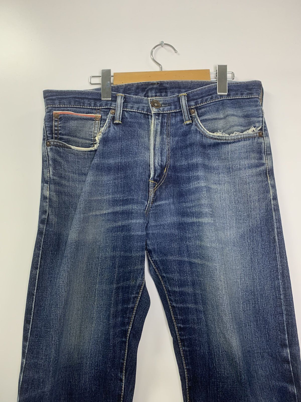 Edwin × Vintage Vintage Edwin distress jeans Size US 32 / EU 48 - 2 Thumbnail