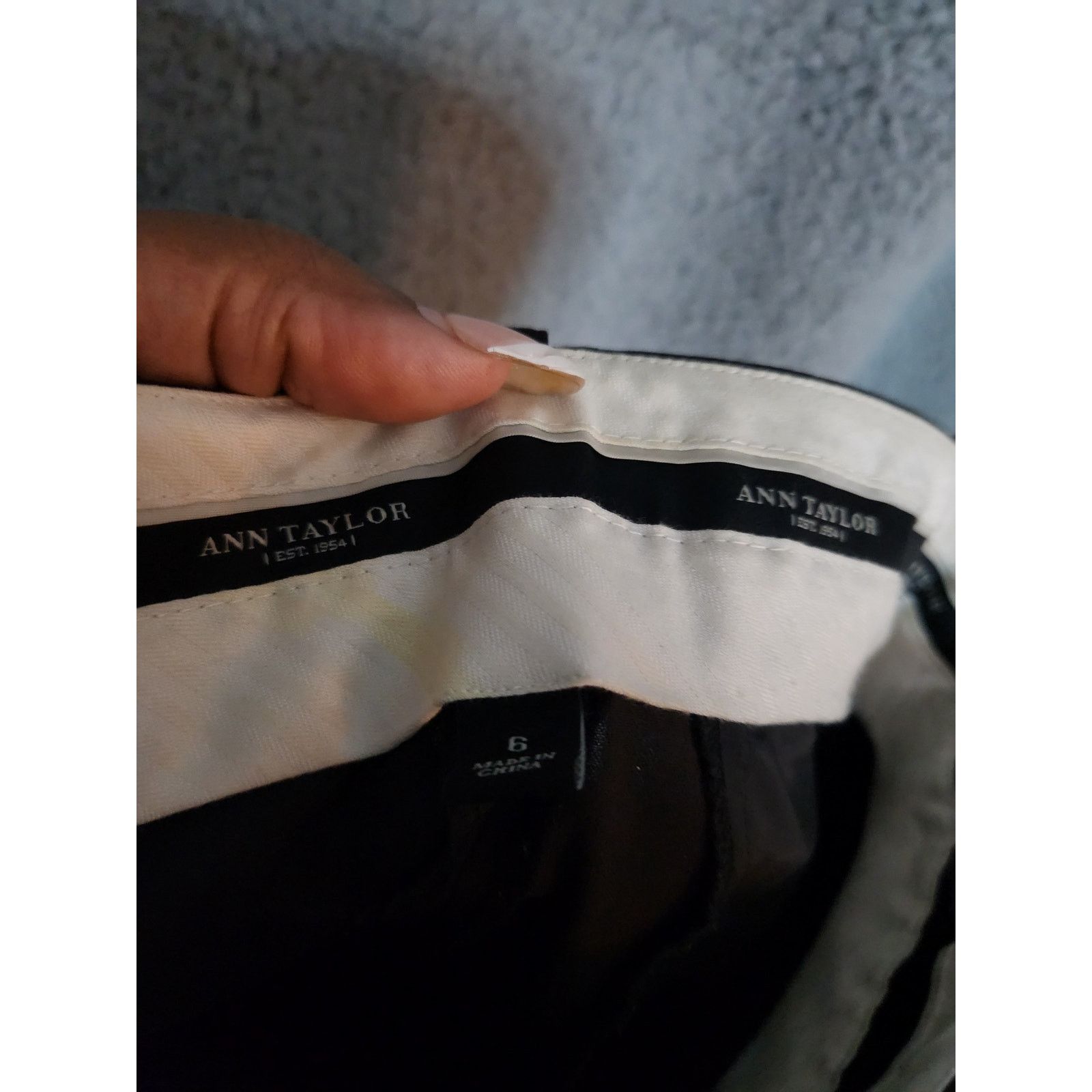 Ann Taylor Ann Taylor Black Dress Pants Size 6 Front & Back Pockets Size 28" / US 6 / IT 42 - 3 Thumbnail