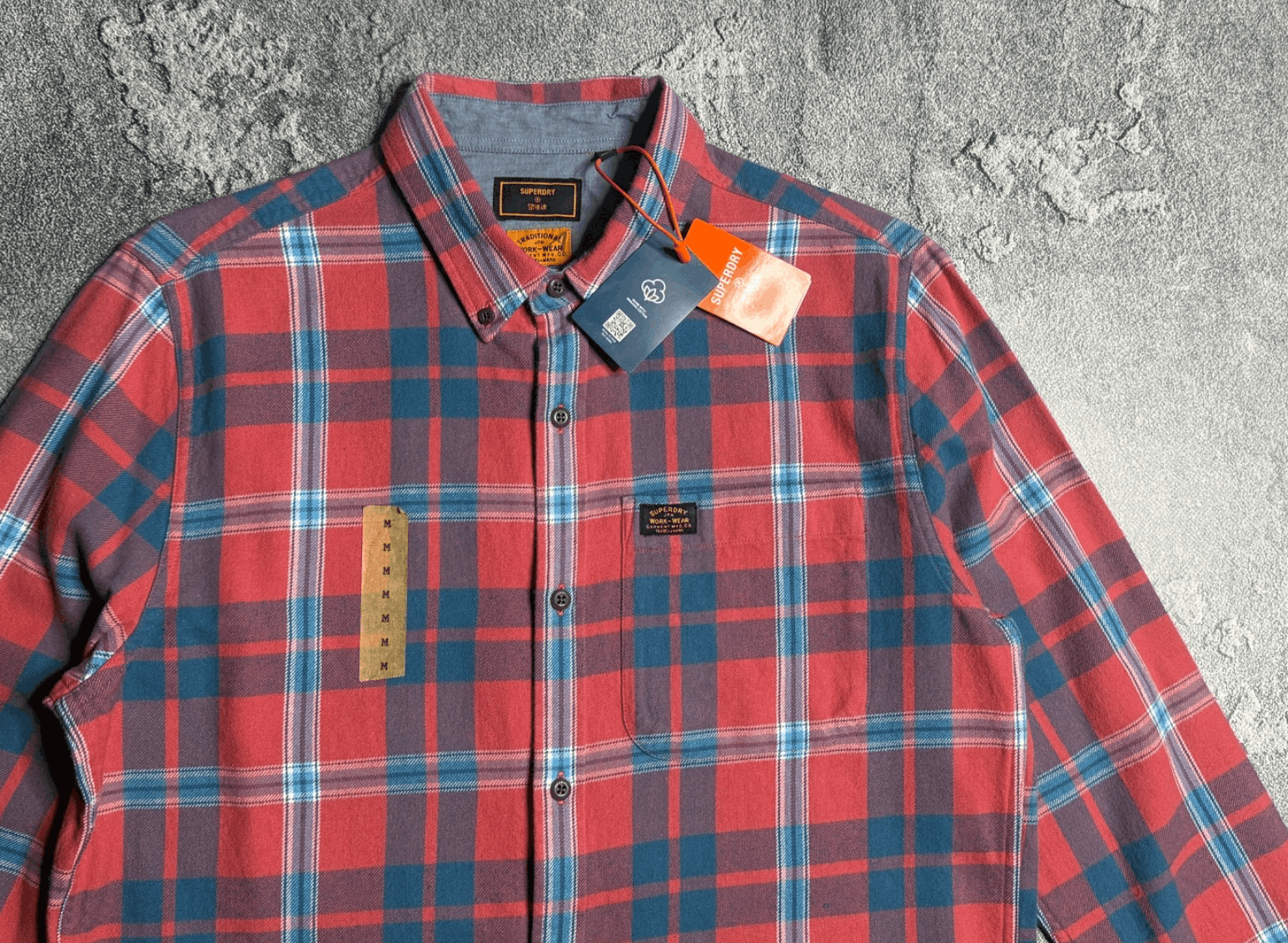 Superdry SuperDry men's flannel shirt M Size US M / EU 48-50 / 2 - 2 Thumbnail