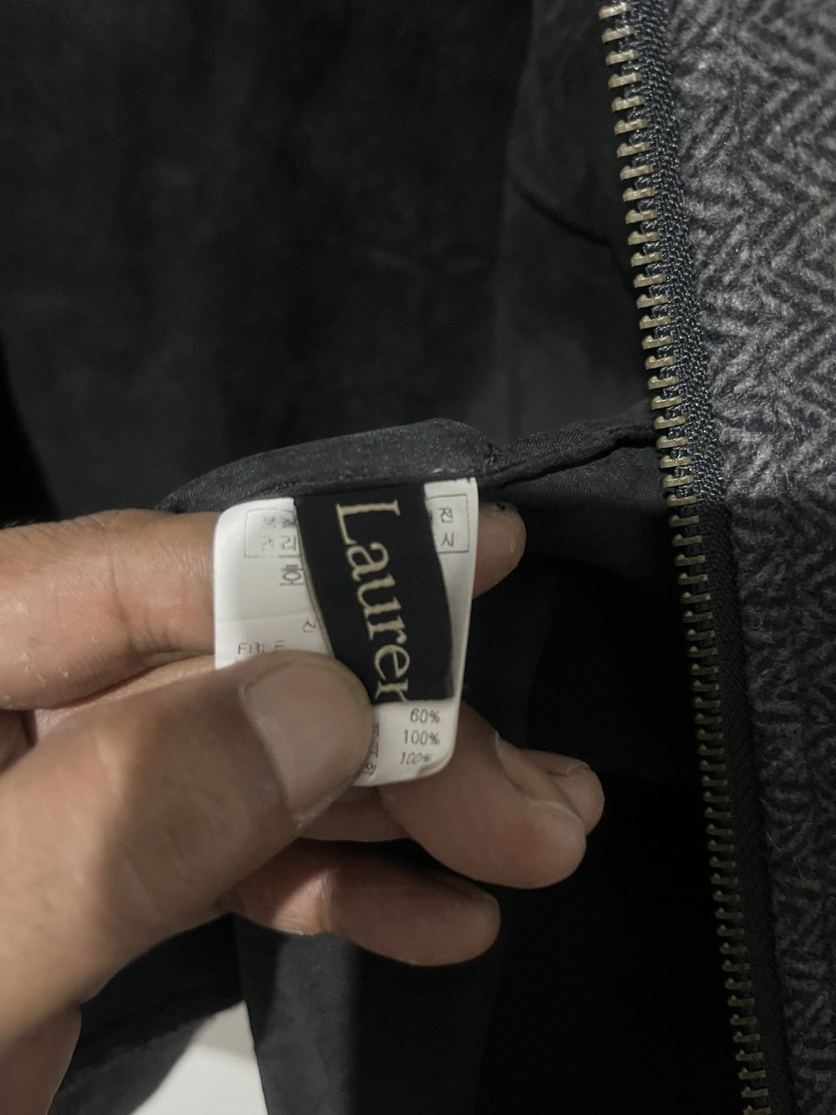 Japanese Brand Japanese Lauren 2Ann Herringbone Wool Blend Hooded Vest Size US M / EU 48-50 / 2 - 14 Thumbnail