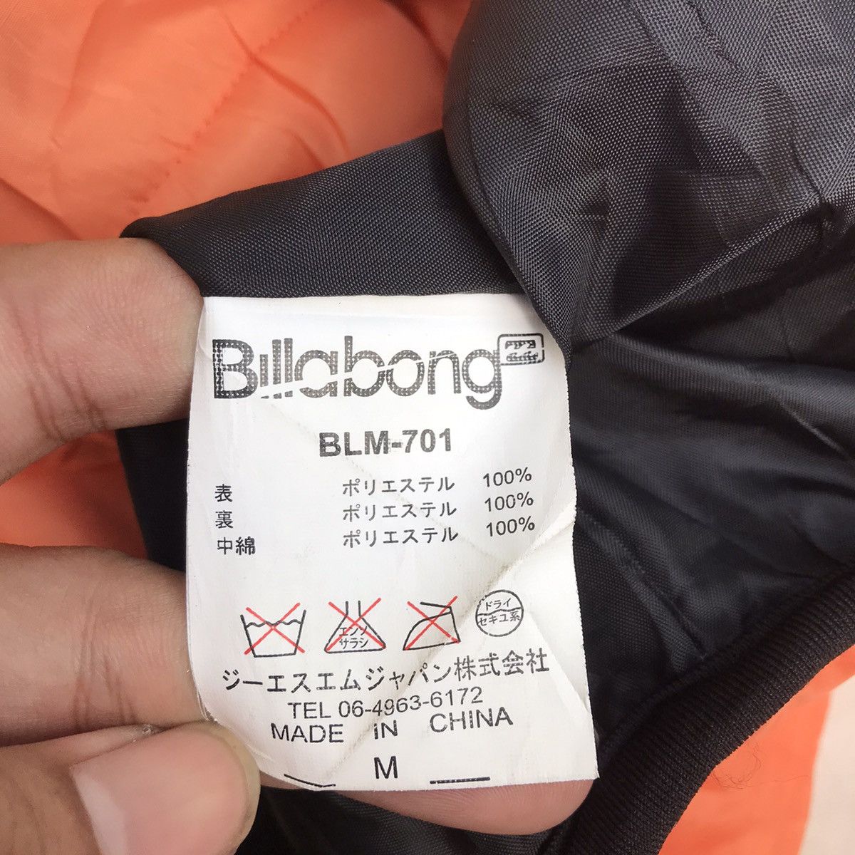 Billabong Vintage 90s Billabong Puffer Goose down bulang orange Jacket Size US M / EU 48-50 / 2 - 11 Thumbnail