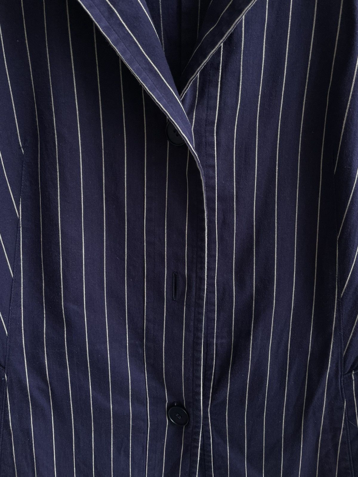 Helmut Lang Vintage 90's Helmut Lang Pinstripe Blazzer Size M / US 6-8 / IT 42-44 - 6 Thumbnail