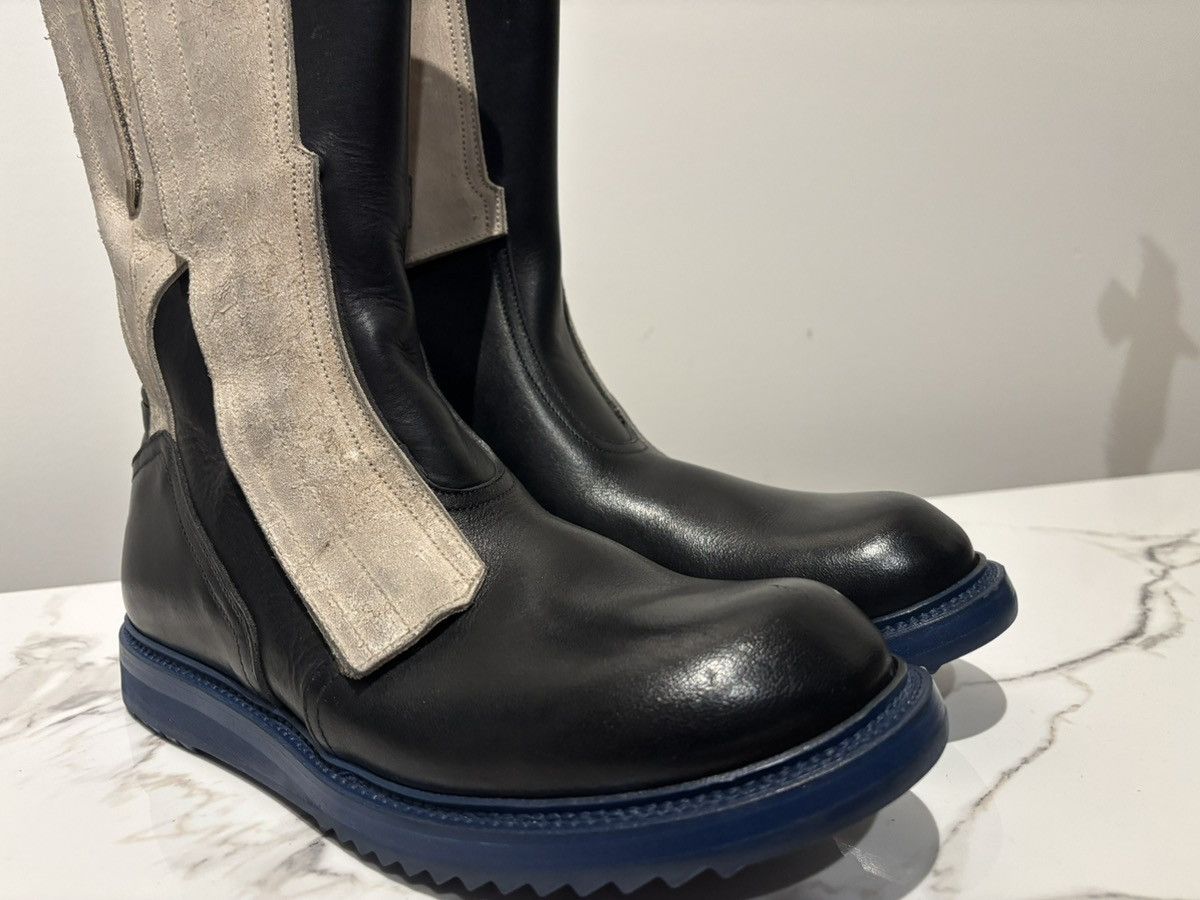 Rick Owens Rick Owens SS15 FAUN Bi-Colour Moto Cross Creeper Boot Black Size US 8 / EU 41 - 11 Thumbnail