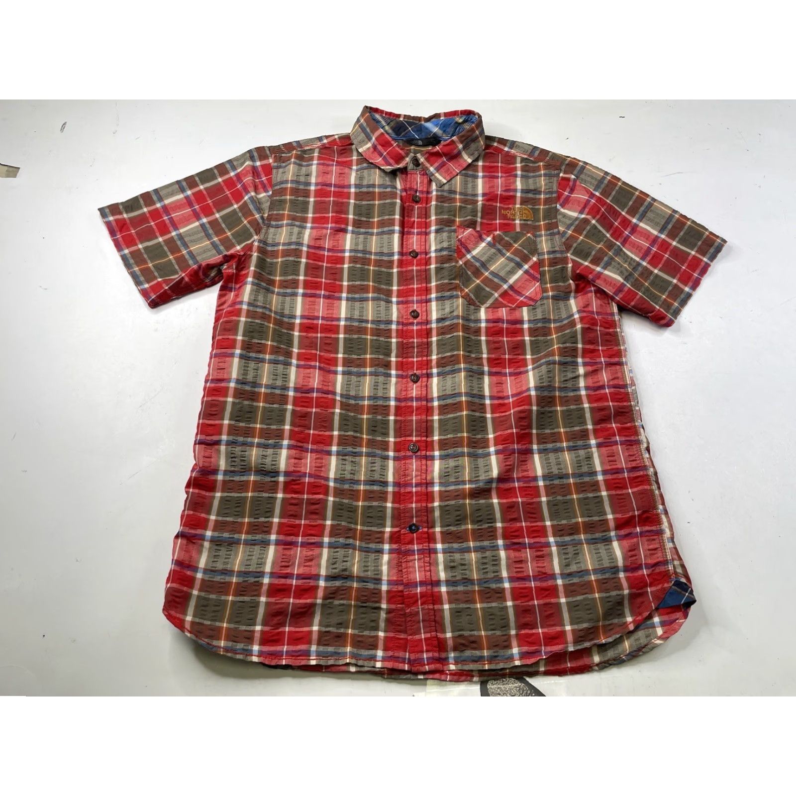 The North Face **The North Face Mens Large Red Plaid Button-Up Outdoor Shirt** User: The North Face Mens Large Red Plaid Button-Up Outdoor Shirt Size US L / EU 52-54 / 3 - 2 Thumbnail
