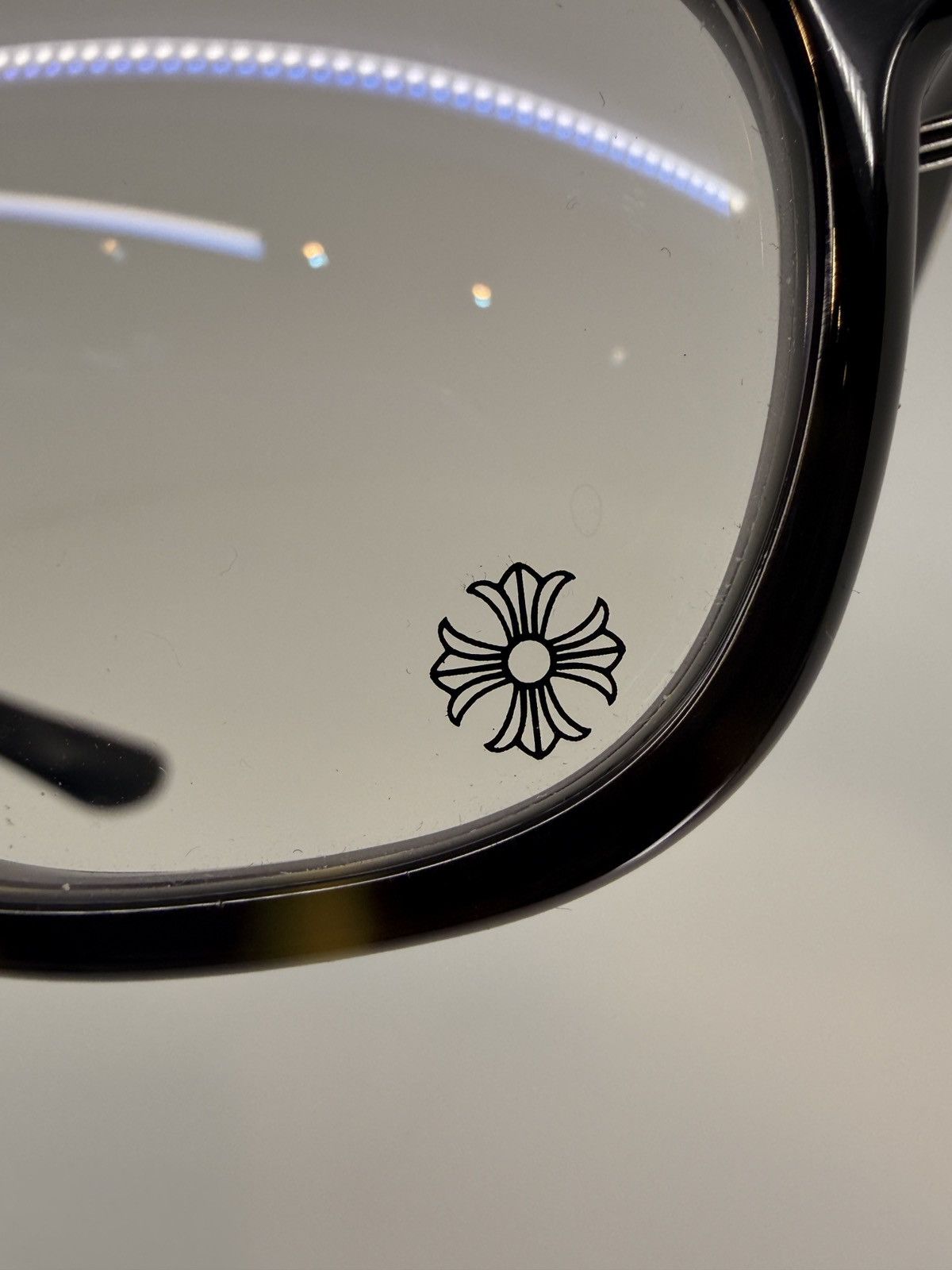 Chrome Hearts Chrome Hearts Drippin Black Tortoise/Silver Glasses Size ONE SIZE - 2 Thumbnail
