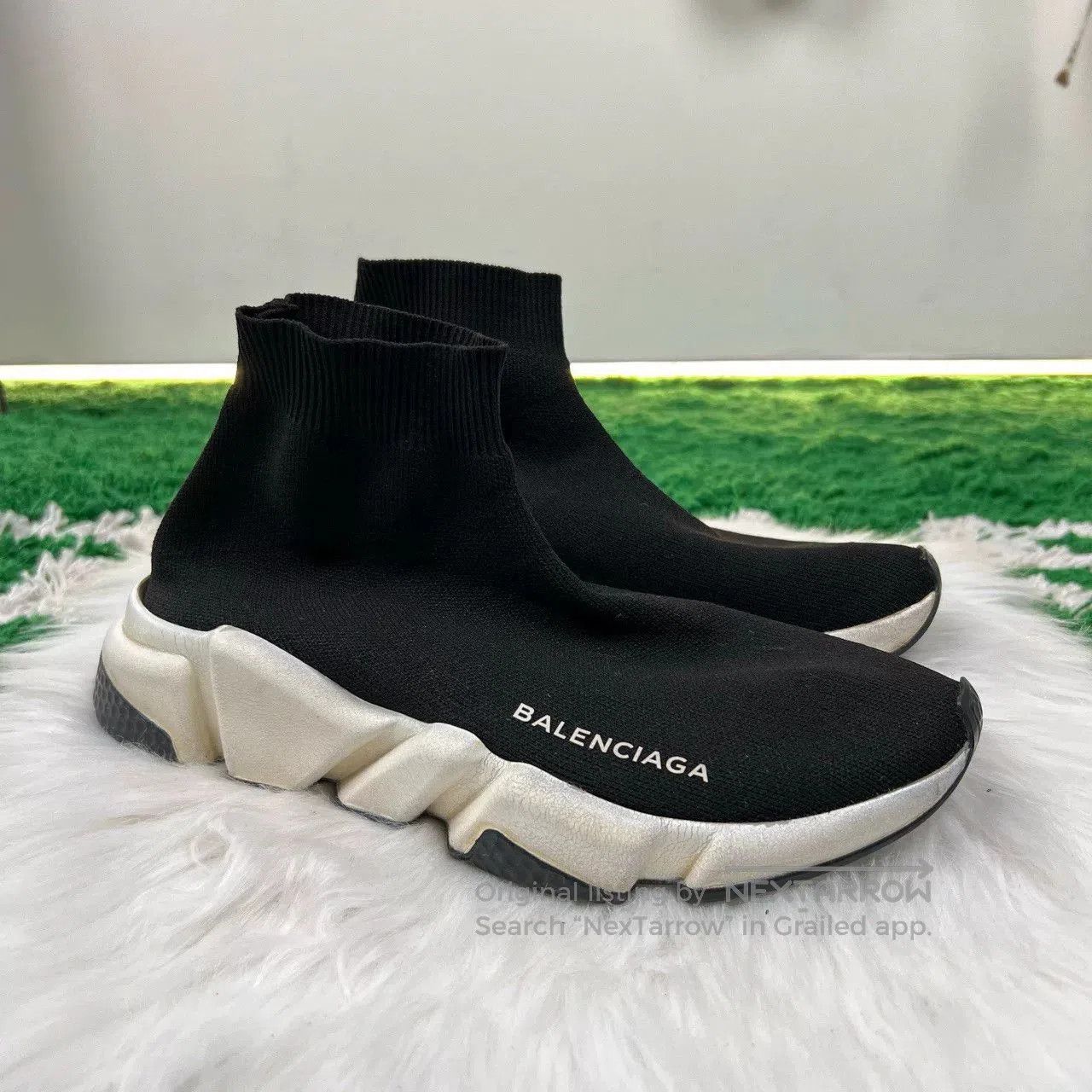 Balenciaga Balenciaga Letter Knit Sock Shoes. Size US 6 / IT 36 - 4 Thumbnail