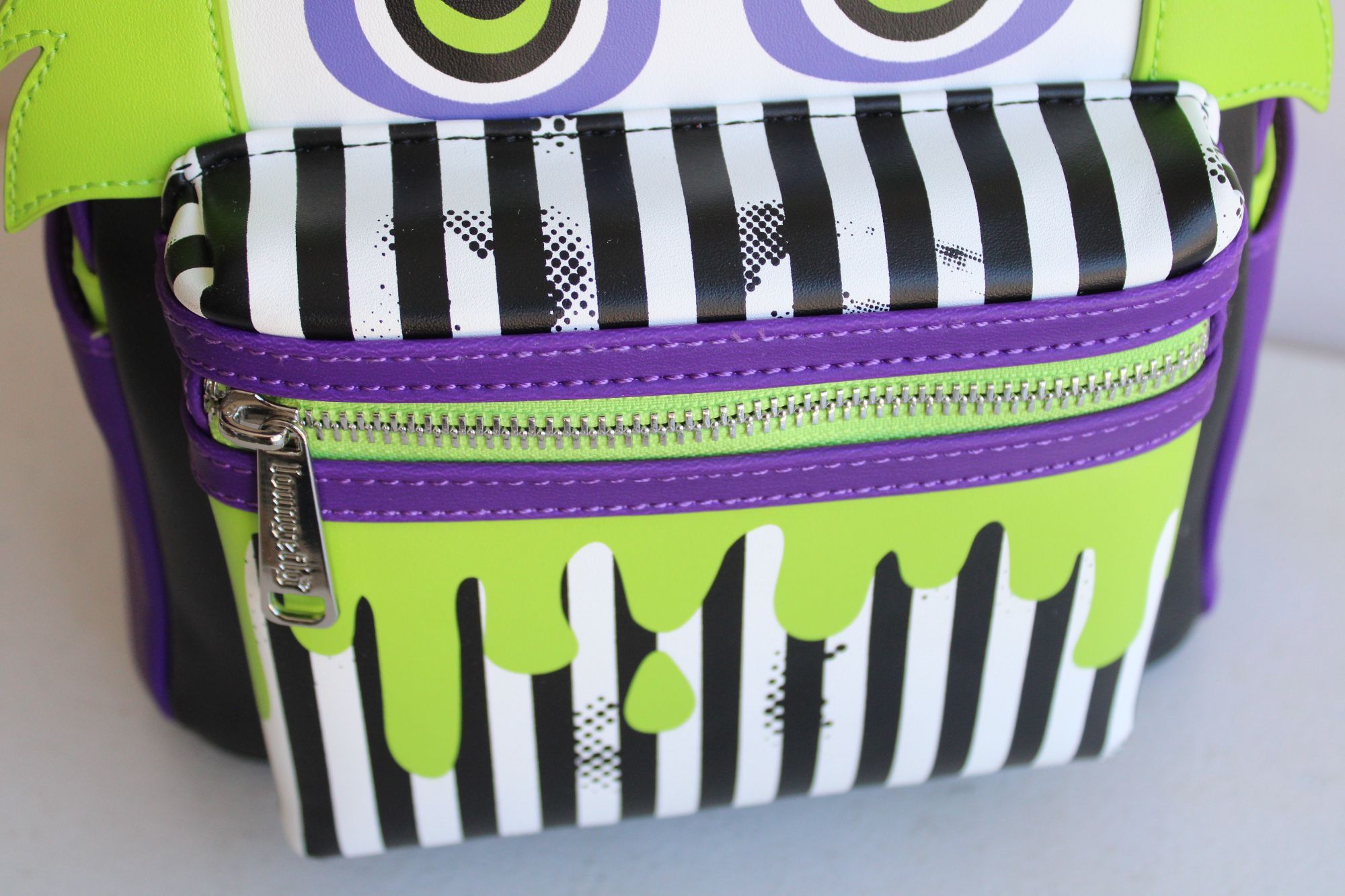 Other Loungefly Beetlejuice Backpack, New With Tags, Green and Pur Size ONE SIZE - 5 Thumbnail
