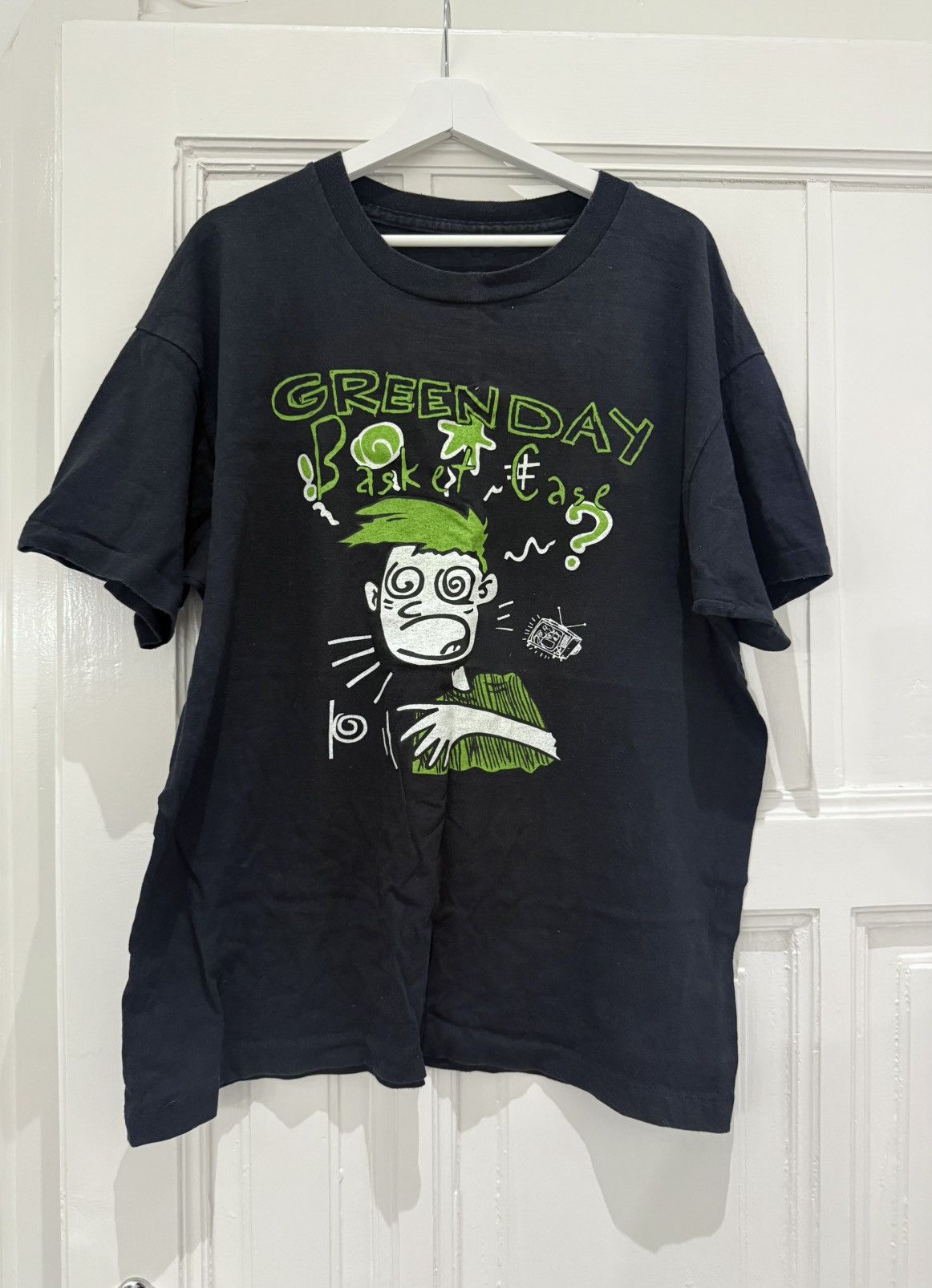 Band Tees Green Day vintage 1994 basket case rare T-shirt Size US XL / EU 56 / 4 - 1 Thumbnail