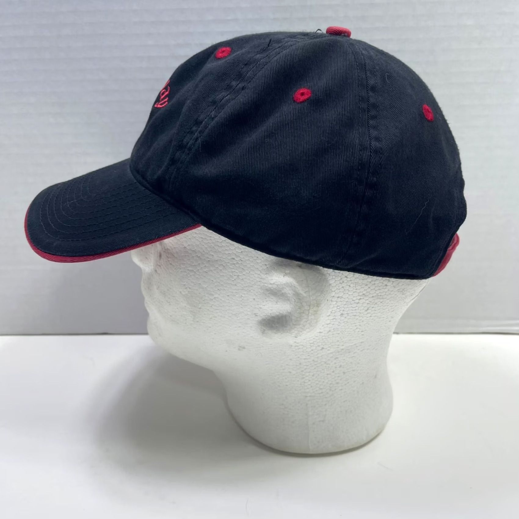 Callaway VINTAGE Callaway Golf hat Baseball Cap Trucker Hat Adjustable Strap Black Red 80s 90s Dad Mens Hat Size ONE SIZE - 4 Thumbnail