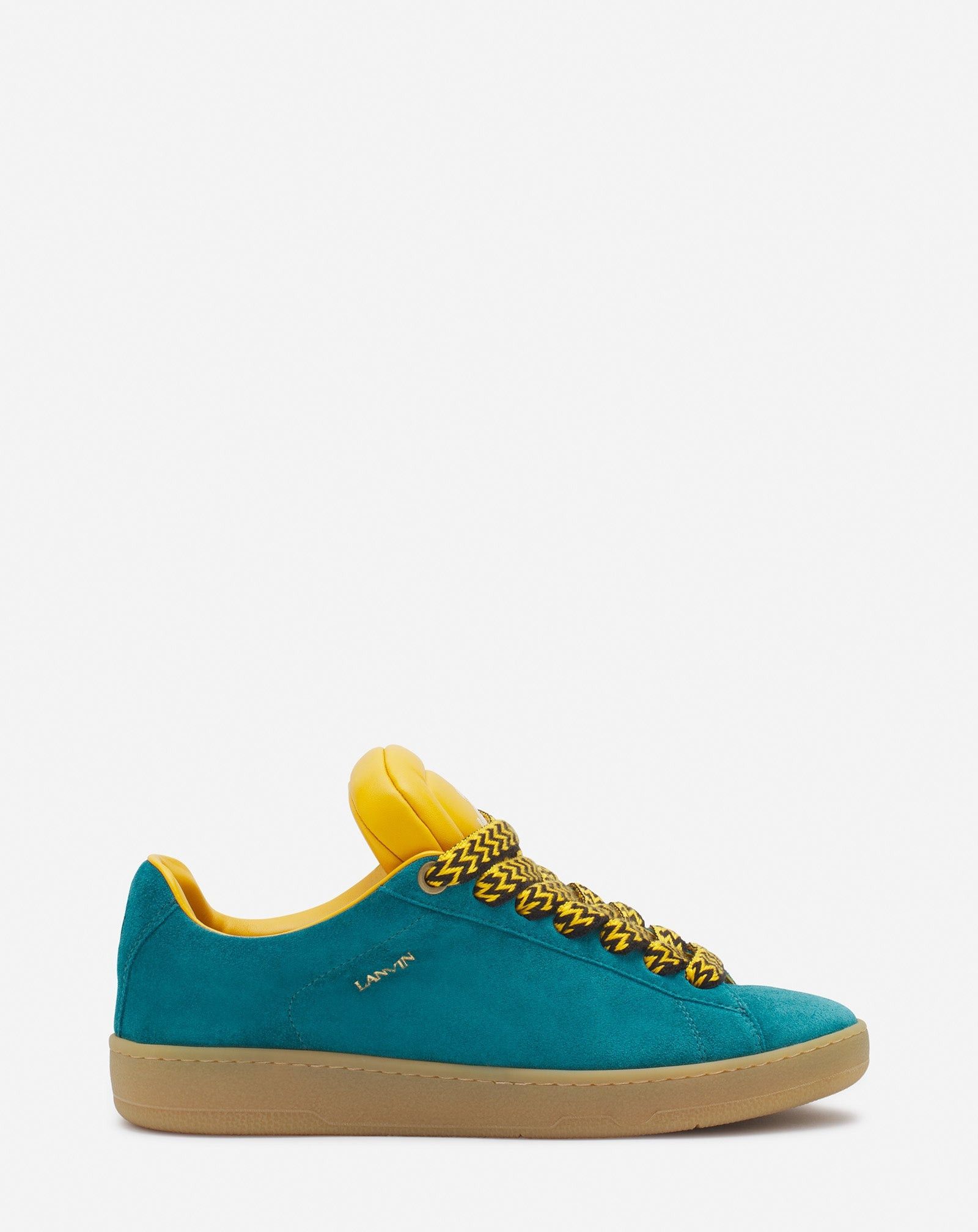 Lanvin o1mle0825 Leather Curb Sneakers in Multicolor Size US 10 / EU 43 - 1 Thumbnail