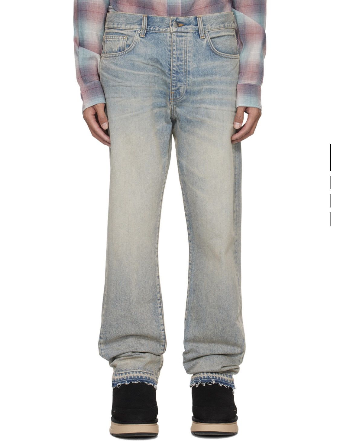Amiri Straight Cut Loose Jeans Size US 33 - 3 Thumbnail