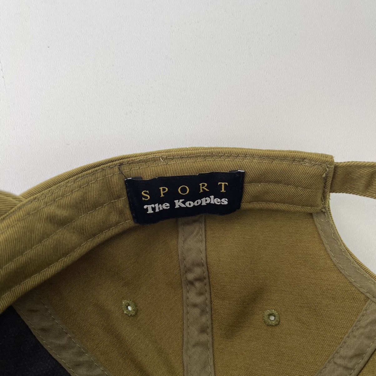 The Kooples The Kooples Sport Logo Distressed 6-Panel Baseball Cap Khaki Size ONE SIZE - 11 Thumbnail
