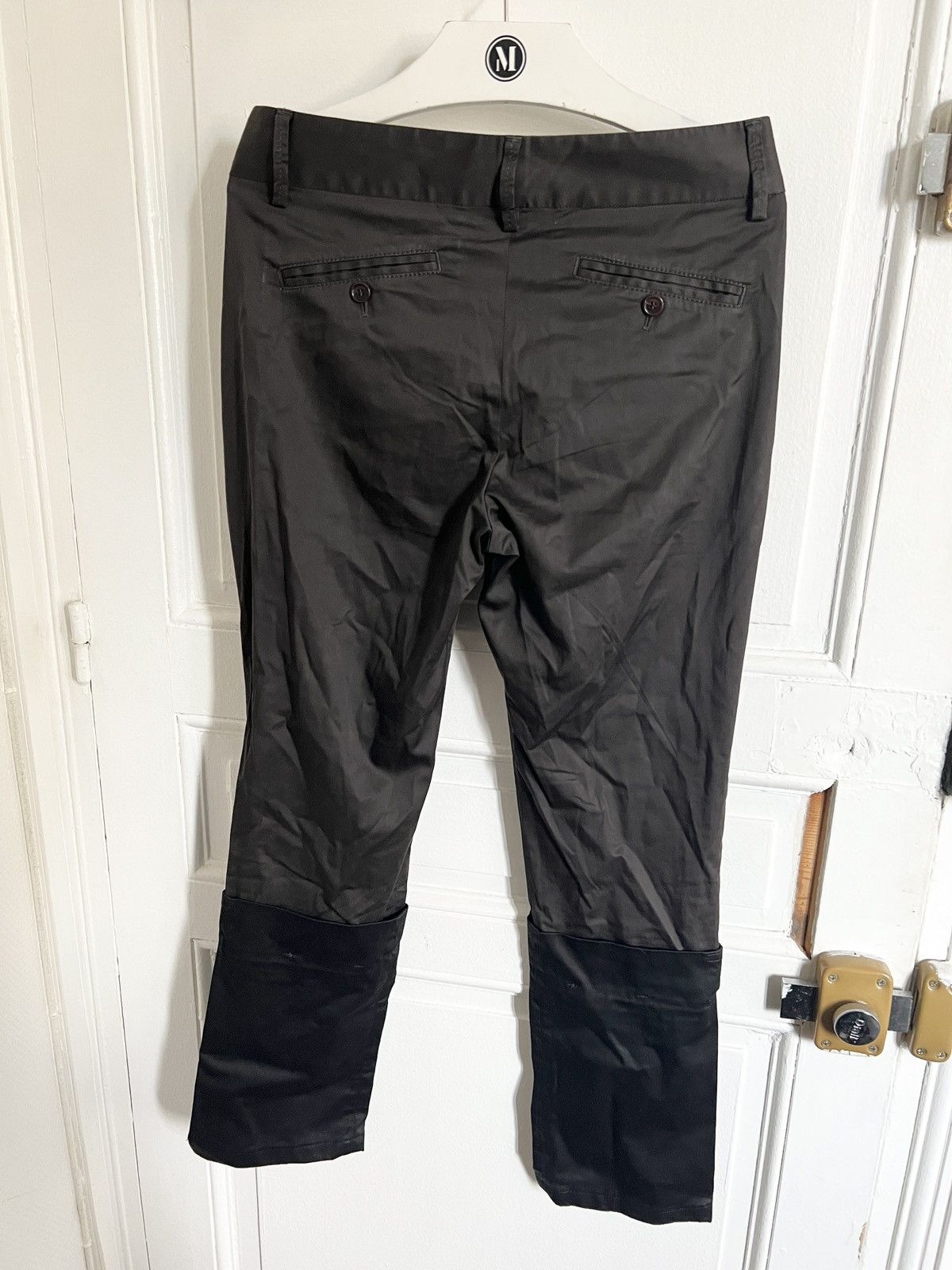 Marithe + Francois Girbaud USA 27 size MARITHÉ + FRANÇOIS GIRBAUD Black Pants 2000s Size 30" / US 8 / IT 44 - 6 Thumbnail