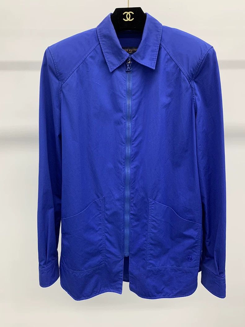 Louis Vuitton Louis Vuitton Blue Doll Shirt Jacket - dmc Size US M / EU 48-50 / 2 - 1 Thumbnail