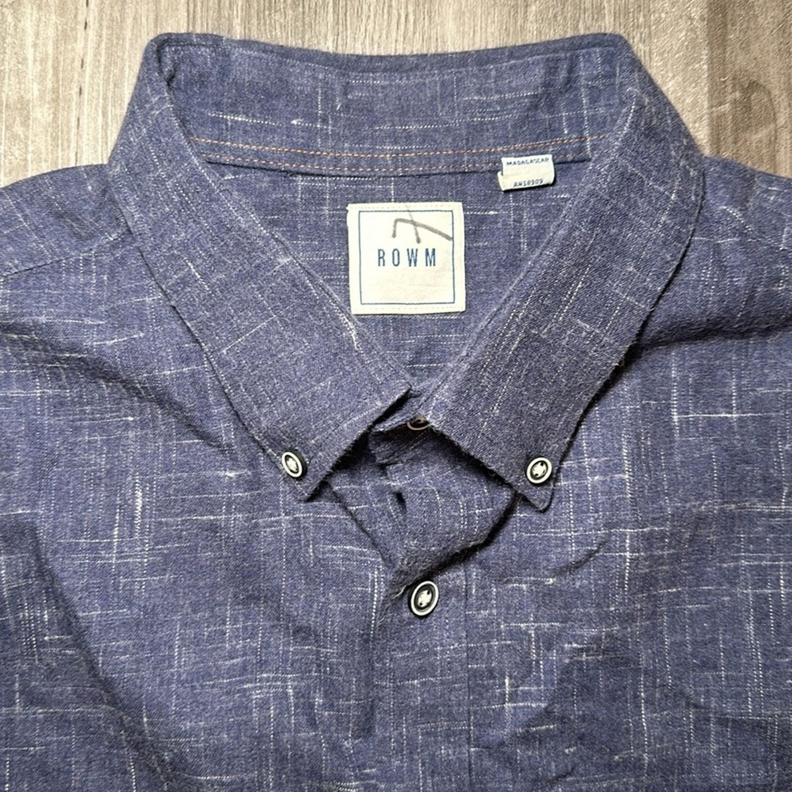 Other ROWM Light Flannel Long Sleeve Button Down - XL Size US XL / EU 56 / 4 - 7 Thumbnail