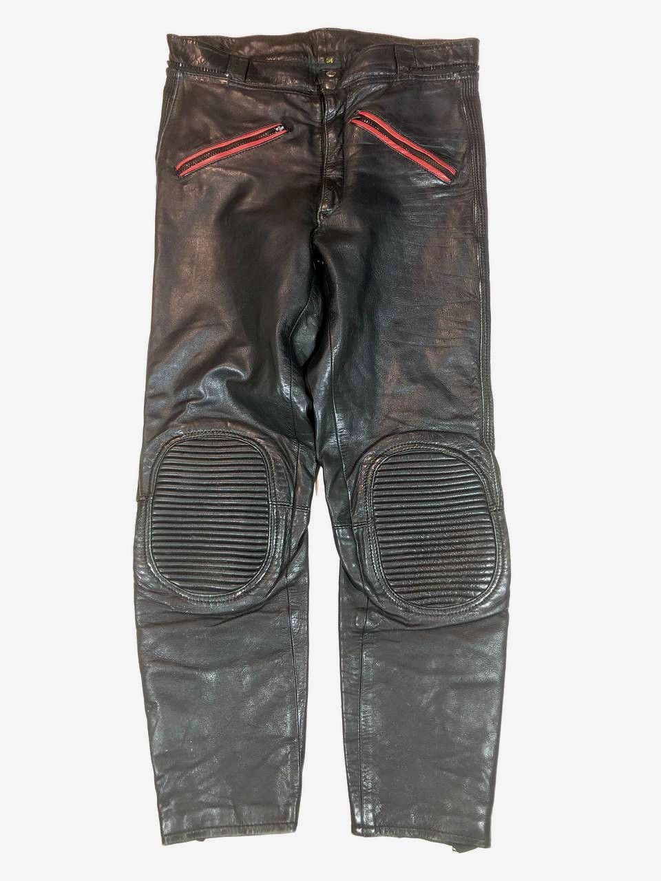 Other Avangarde Vintage Rare Motorcycle Biker Leather Pants Size US 34 / EU 50 - 1 Thumbnail