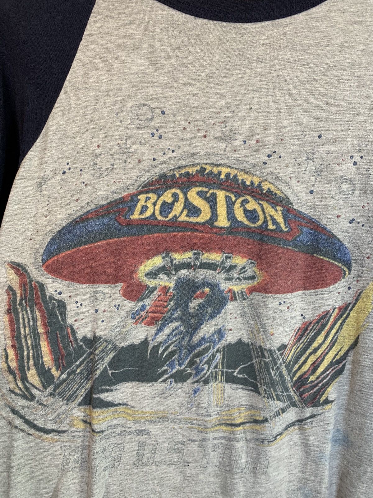 Band Tees × Vintage *RARE* Vintage 1979 Boston USA Tour Raglan Band Shirt Size US L / EU 52-54 / 3 - 3 Thumbnail