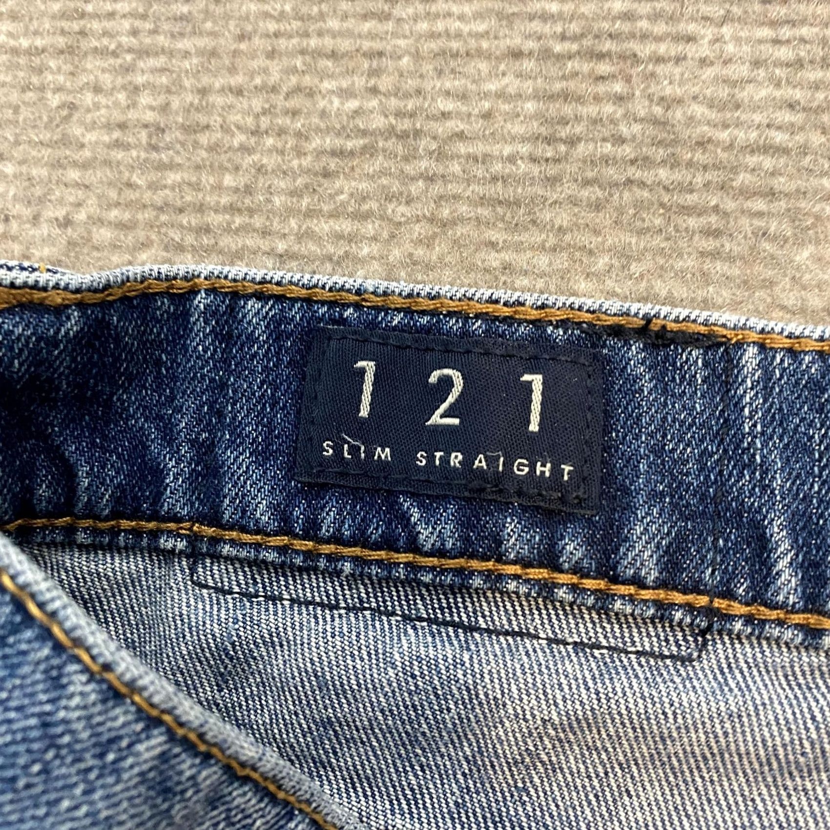 Lucky Brand Lucky Brand 121 Slim Straight Jeans Mens Size 38x30 Blue Denim Pants Distressed Size US 38 / EU 54 - 6 Thumbnail