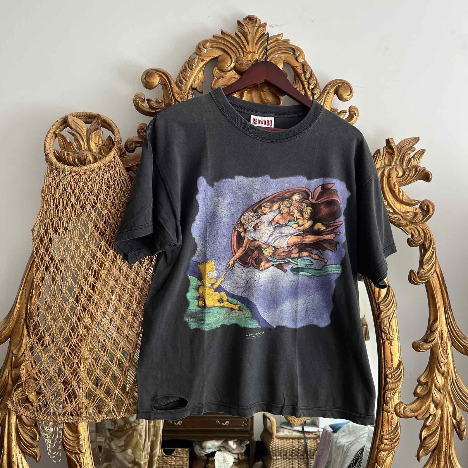 Other Vintage The Simpsons Bart Tee Sz L Size US L / EU 52-54 / 3 - 1 Thumbnail
