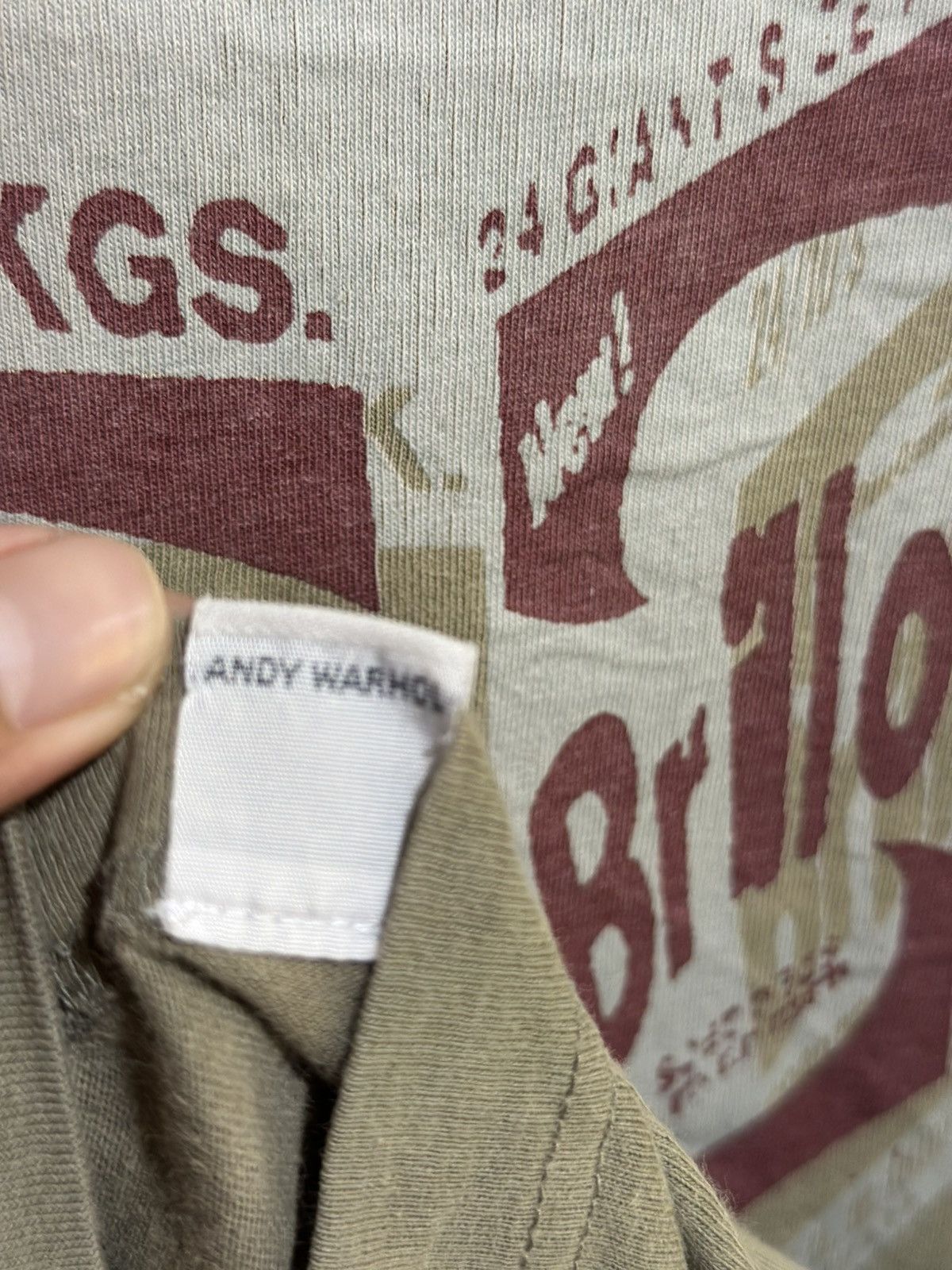 Andy Warhol Vintage Andy Warhol Brillo Soap Pads Sun Faded Tee Size US M / EU 48-50 / 2 - 6 Thumbnail