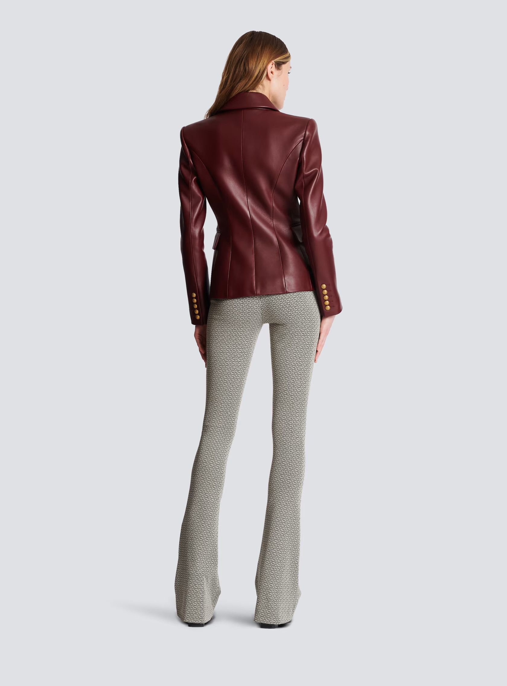 Balmain o1w1db10624 Jacket in Brown Size S / US 4 / IT 40 - 6 Thumbnail