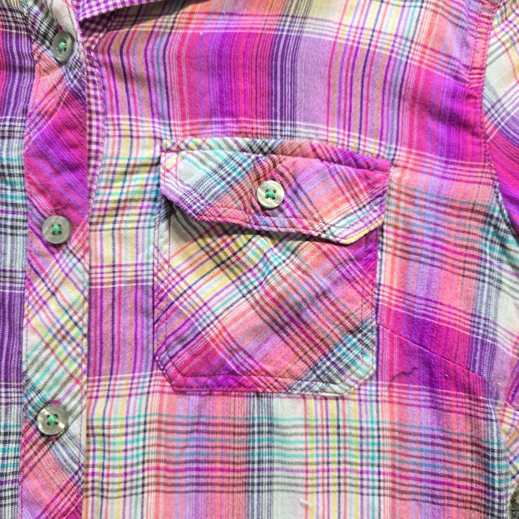 Marmot Marmot Top Womens Size S Purple Plaid Nylon Long Sleeve Outdoor Casual Shirt Size S / US 4 / IT 40 - 5 Thumbnail